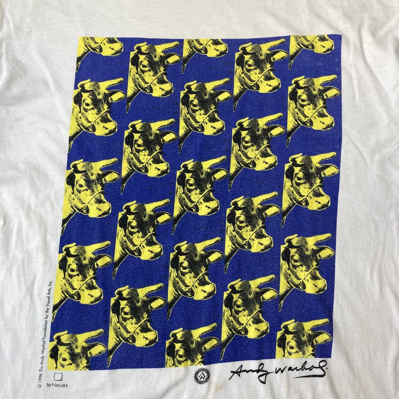 Andy Warhol Vintage 90s Andy Warhol Foundation Cows Art Tee Size US XL / EU 56 / 4 - 2 Thumbnail