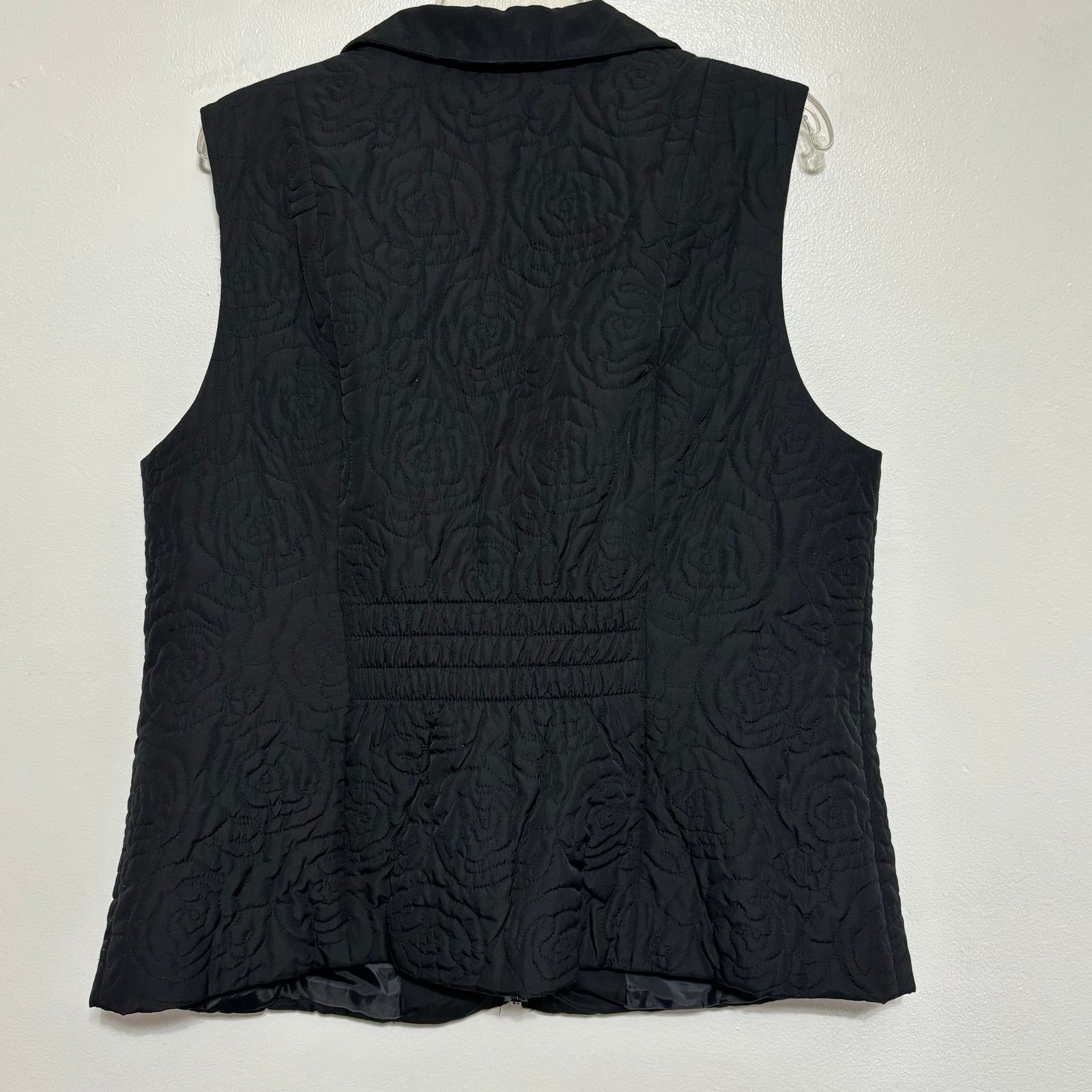 Other Charter Club Woman Black Quilted Vest Size 1X Size XL / US 12-14 / IT 48-50 - 2 Thumbnail