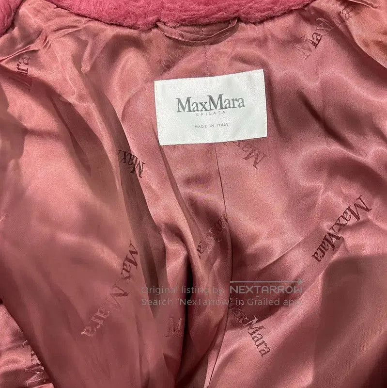 Max Mara MaxMara Pink Alpaca Wool Long Coat . Size M / US 6-8 / IT 42-44 - 8 Thumbnail