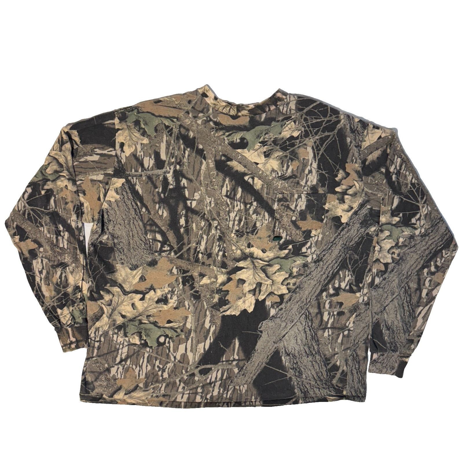 Mossy Oaks Vintage 90s Mossy Oak Camo Hunting Long Sleeve Tshirt - 2XL Size US XXL / EU 58 / 5 - 1 Thumbnail