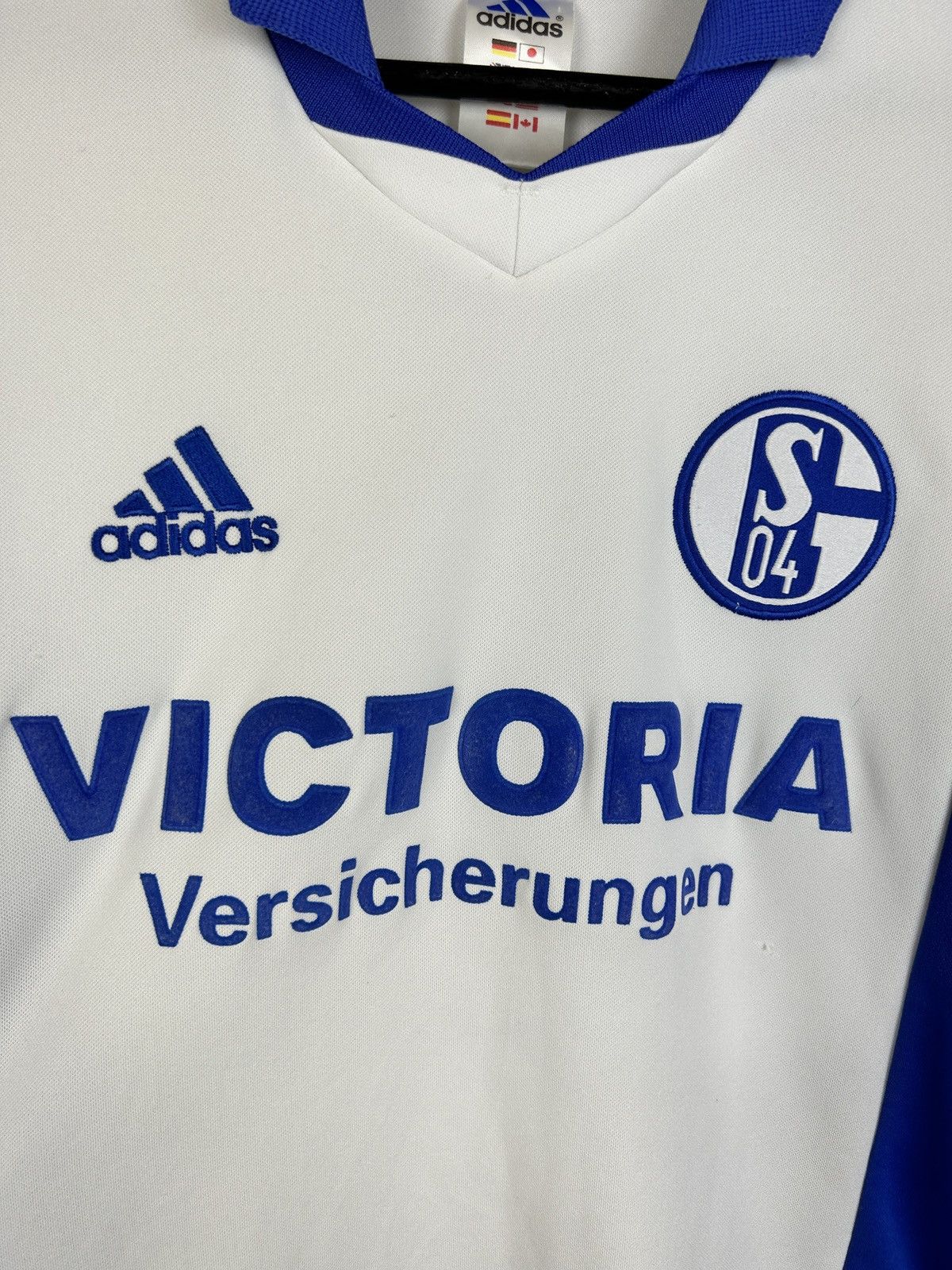 Adidas 00s Adidas Schalke 04 #8 Bohme 2001/02 Third Kit Jersey ~L Size US L / EU 52-54 / 3 - 4 Thumbnail
