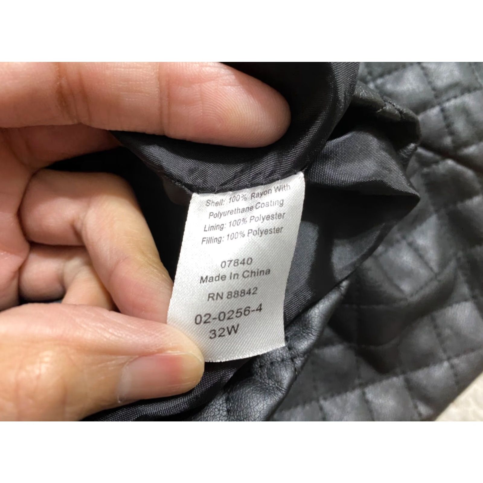 Vintage Woman Within Jacket Black Faux Leather Full Zip Long Sleeve 32W Plus Womens Jacket Women's Plus Size Black Faux Leather Full Zip Long Sleeve Size XXS / US 00 / IT 34 - 6 Thumbnail