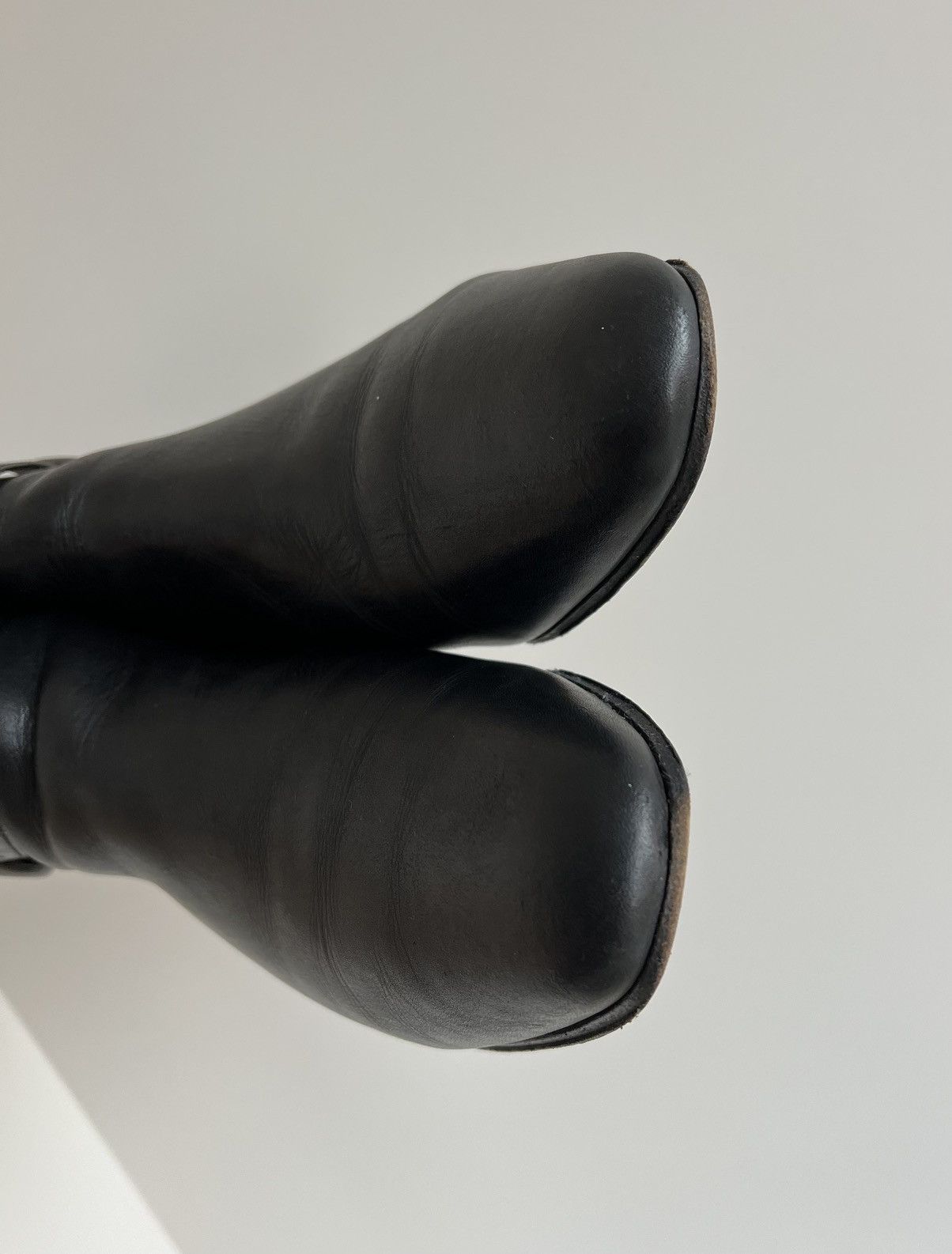 Coach × Designer Coach Ankle Black Leather Boots Shoes Size US 9.5 / IT 39.5 - 4 Thumbnail