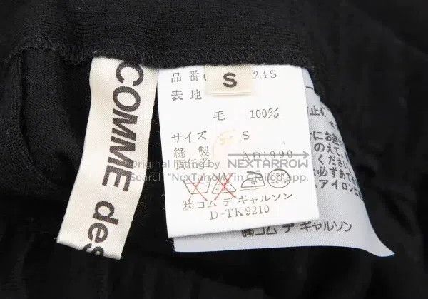 Comme des Garcons Comme Des Garcons size S Black Vintage Drawstring Half Ski Size 22" - 8 Thumbnail
