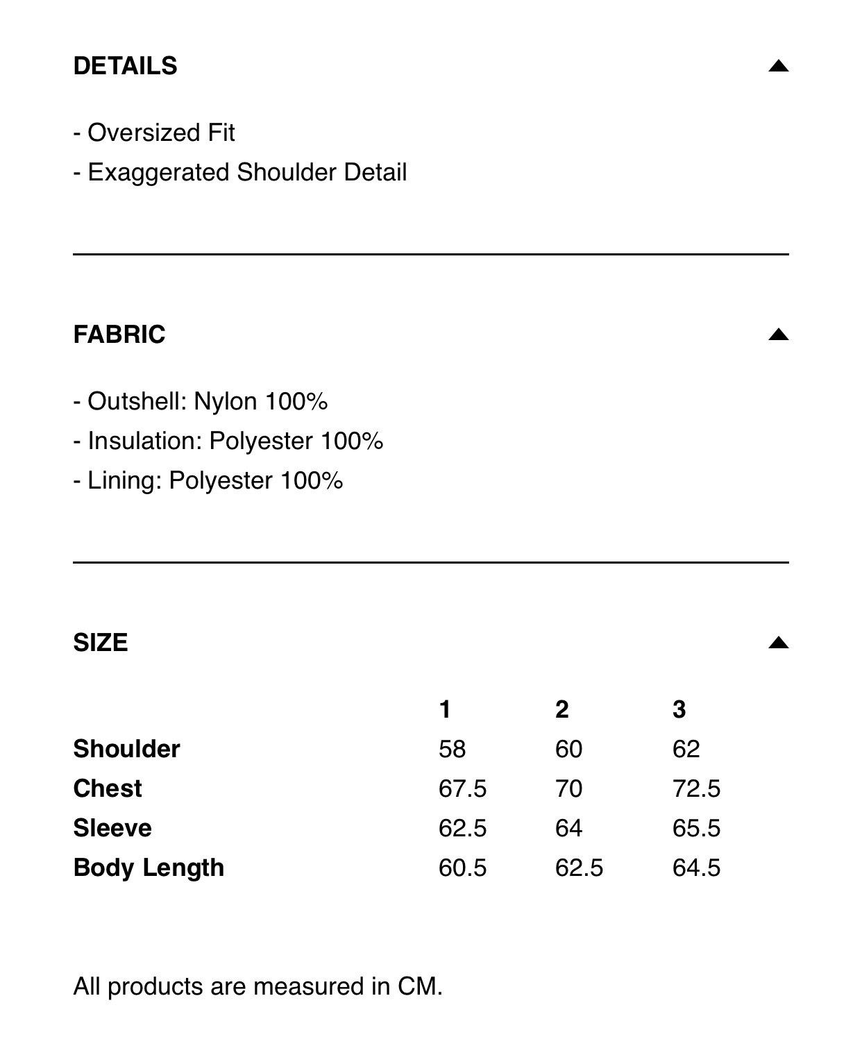 PROJECT G/R PROTOCOL INDEX EXAGGERATED SHOULDER AIR JACKET-WHITE Size US M / EU 48-50 / 2 - 12 Thumbnail