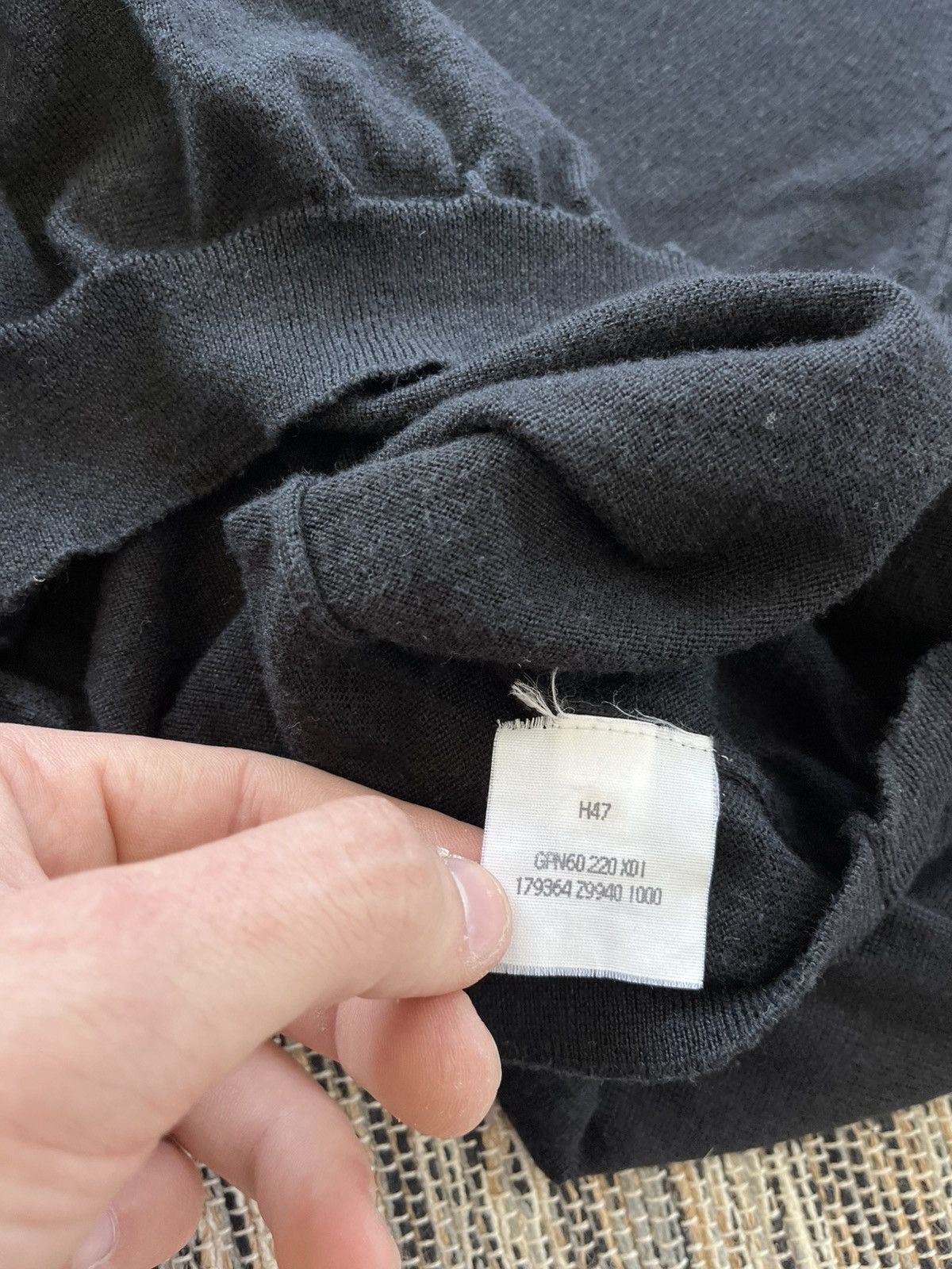 Gucci Vintage Gucci Tom Ford Wool Turtleneck Black Minimalistic Size US XXL / EU 58 / 5 - 10 Thumbnail