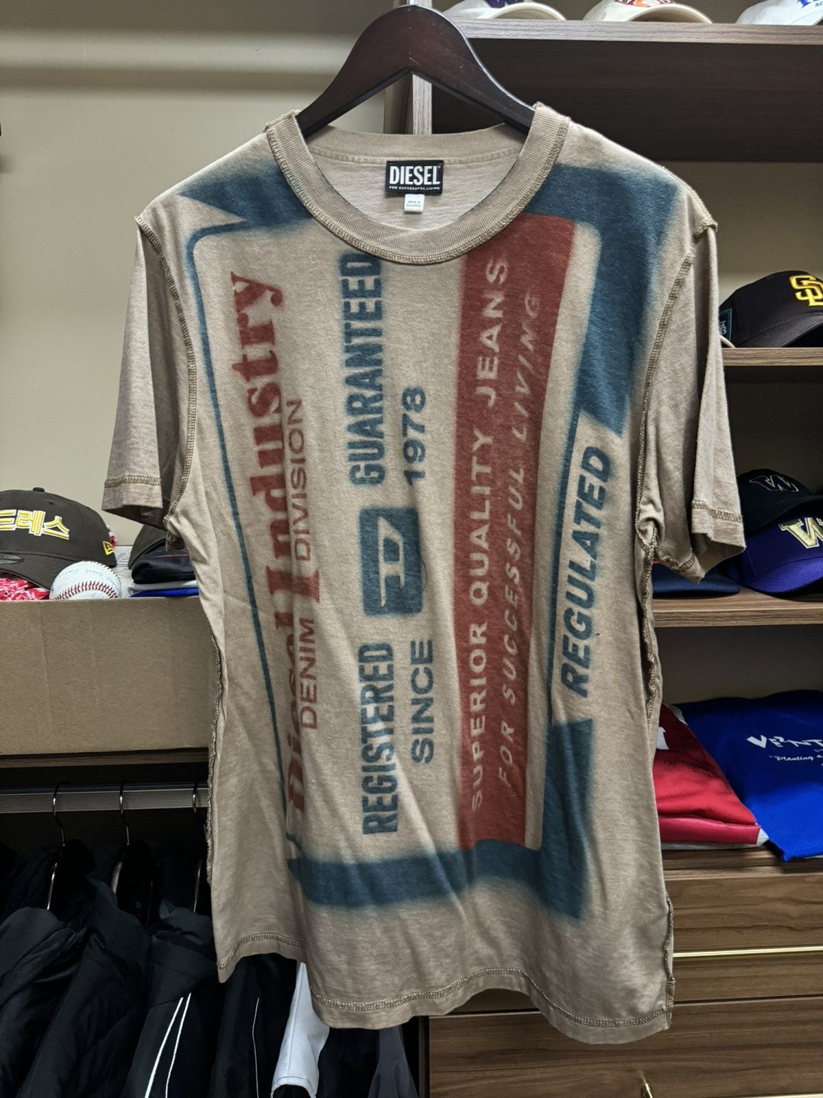 Diesel Diesel Graphic T-Shirt Size US S / EU 44-46 / 1 - 1 Thumbnail