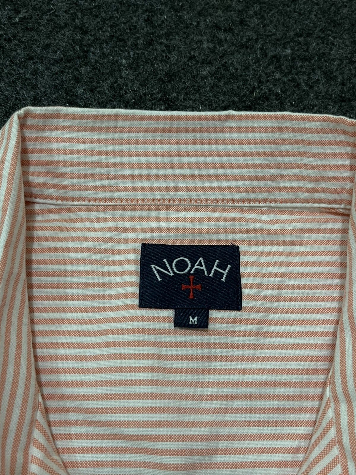 Noah NOAH NYC BAR LOGO STRIPE SHIRTS Size US M / EU 48-50 / 2 - 4 Thumbnail