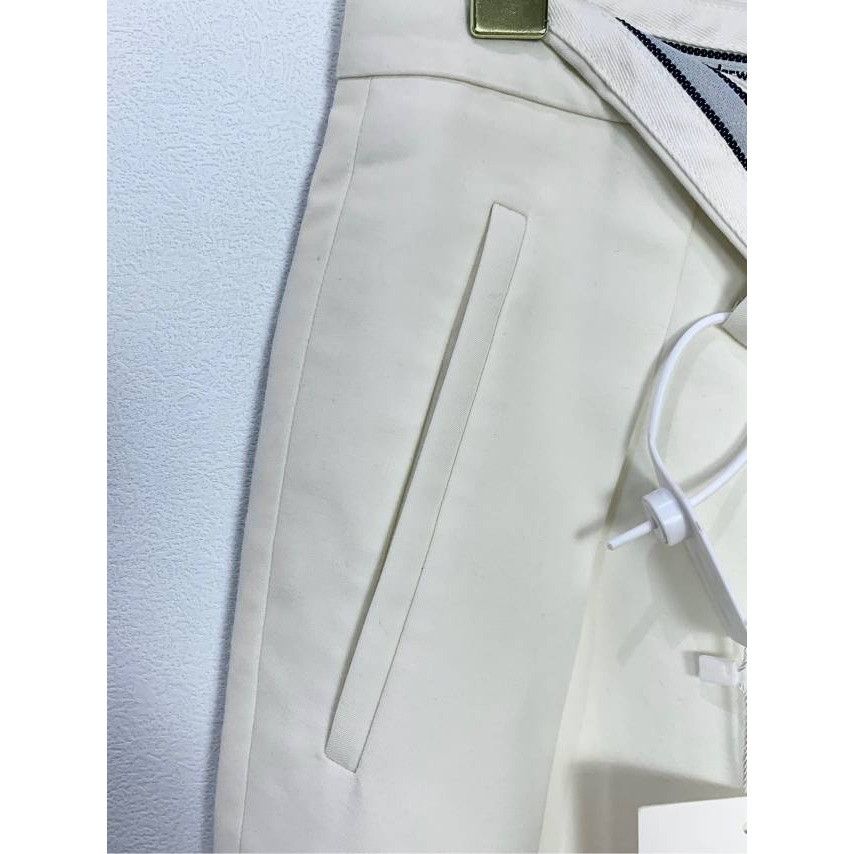 Alexander Wang Alexander Wang Womens Beige/White Casual Logo Printed Suit S Size 27" / US 4 / IT 40 - 4 Thumbnail
