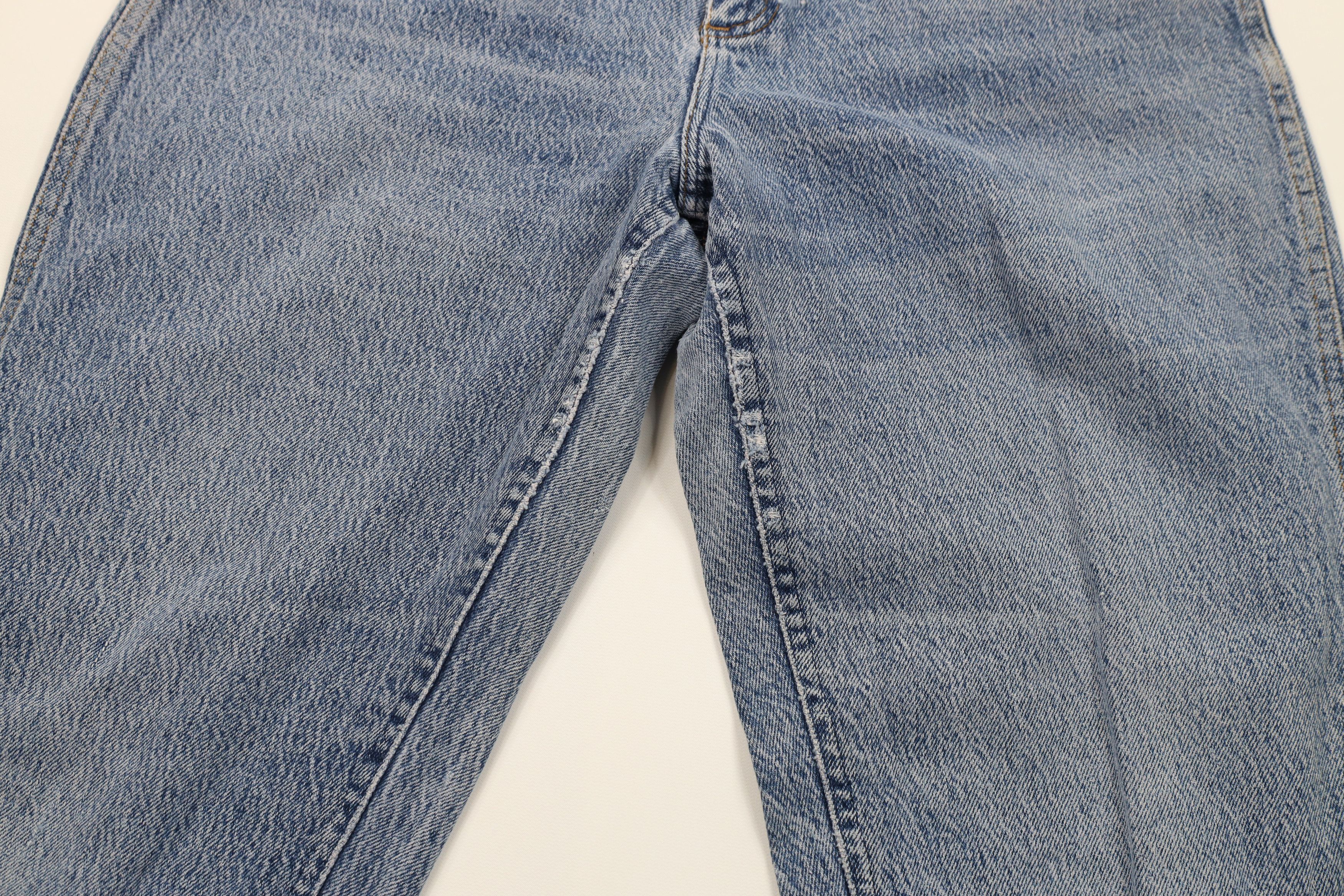 Lee Vintage 80s 90s Lee Acid Wash Tapered Leg Denim Jeans USA Size 36" / US 14 / IT 50 - 6 Thumbnail