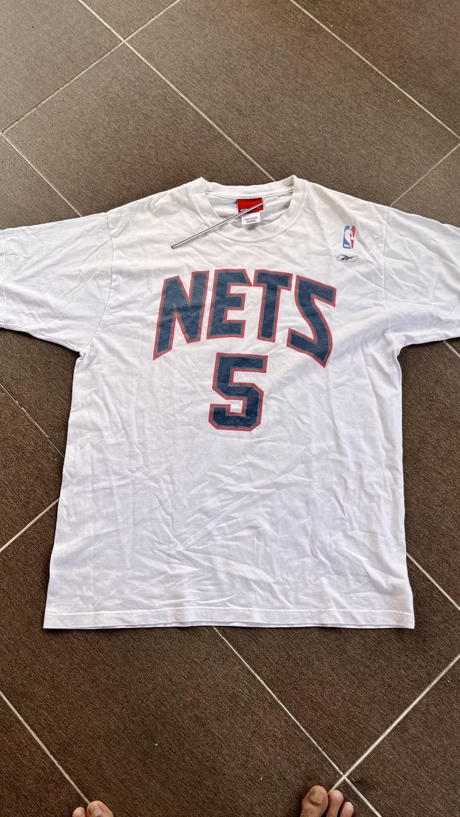 Vintage Reebok Vintage NBA Nets Jason Kidd Tee Size US M / EU 48-50 / 2 - 1 Thumbnail