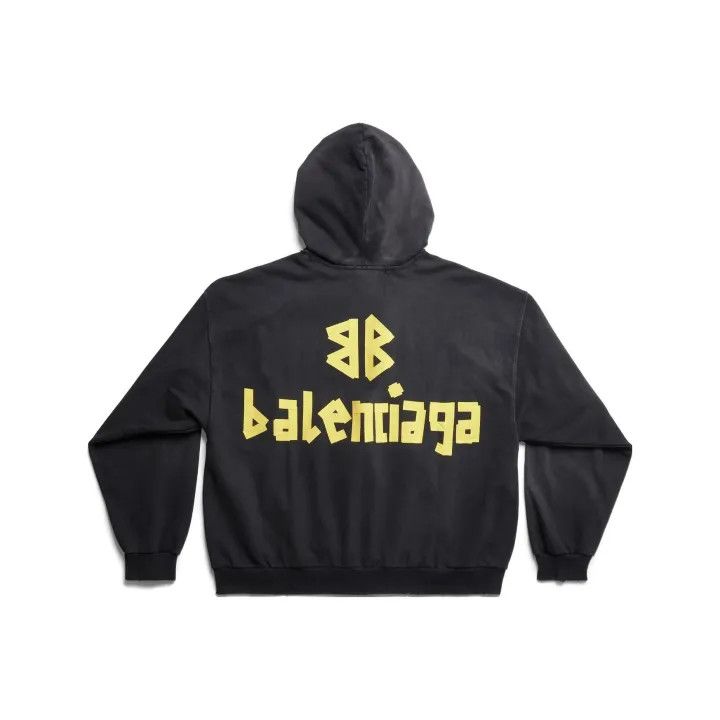Balenciaga Balenciaga SS23 Logo Print Zip Sweatshirt 0079 Size US S / EU 44-46 / 1 - 1 Thumbnail