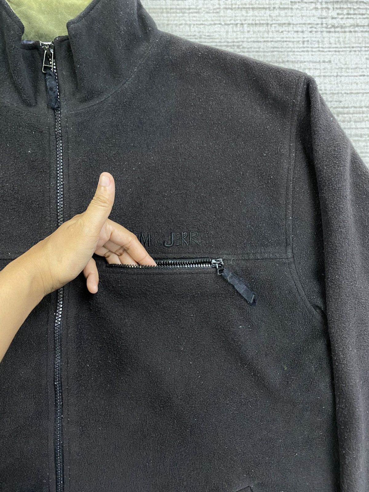 Cartoon Network × Vintage Vintage 90s Tom & Jerry Big Logo Embroidery Zipper Jacket Size US M / EU 48-50 / 2 - 8 Thumbnail