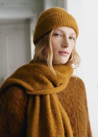 Sezane Sezane Paul baby alpaca beanie hat. Size ONE SIZE - 1 Thumbnail