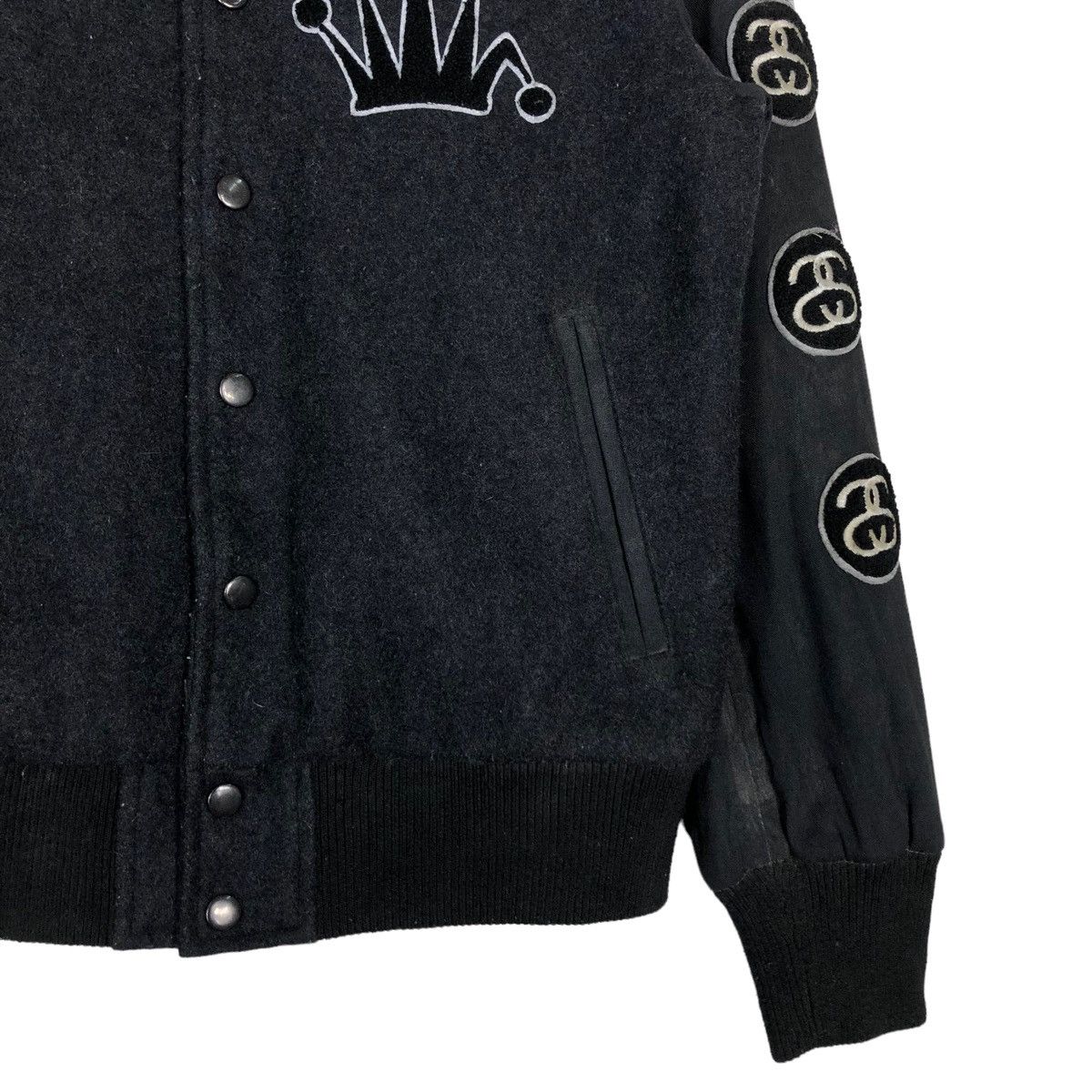 Stussy 🔥STUSSY CREW USA VARSITY JACKET BIG LOGO SPELL OUT Size US M / EU 48-50 / 2 - 6 Thumbnail