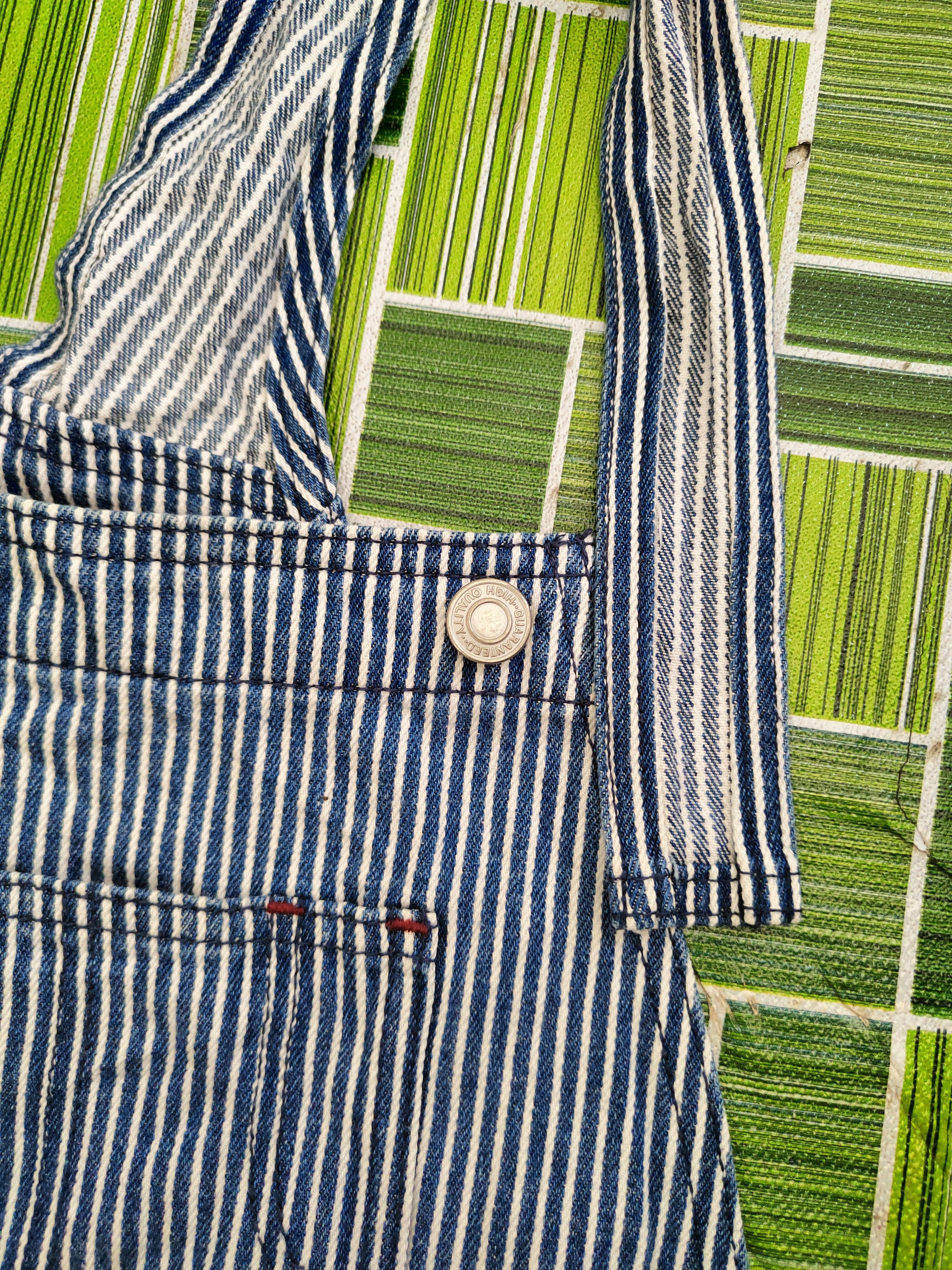 Japanese Brand Mini Valman Blue White Multipocket Jumpsuits #S2929 Size 28" / US 6 / IT 42 - 5 Thumbnail