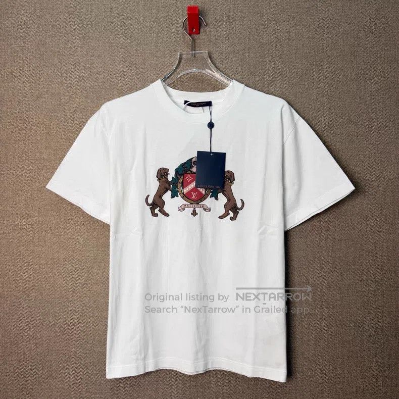 Louis Vuitton Louis Vuitton SS25 Embroidered Crewneck Short Sleeve Size US M / EU 48-50 / 2 - 1 Thumbnail