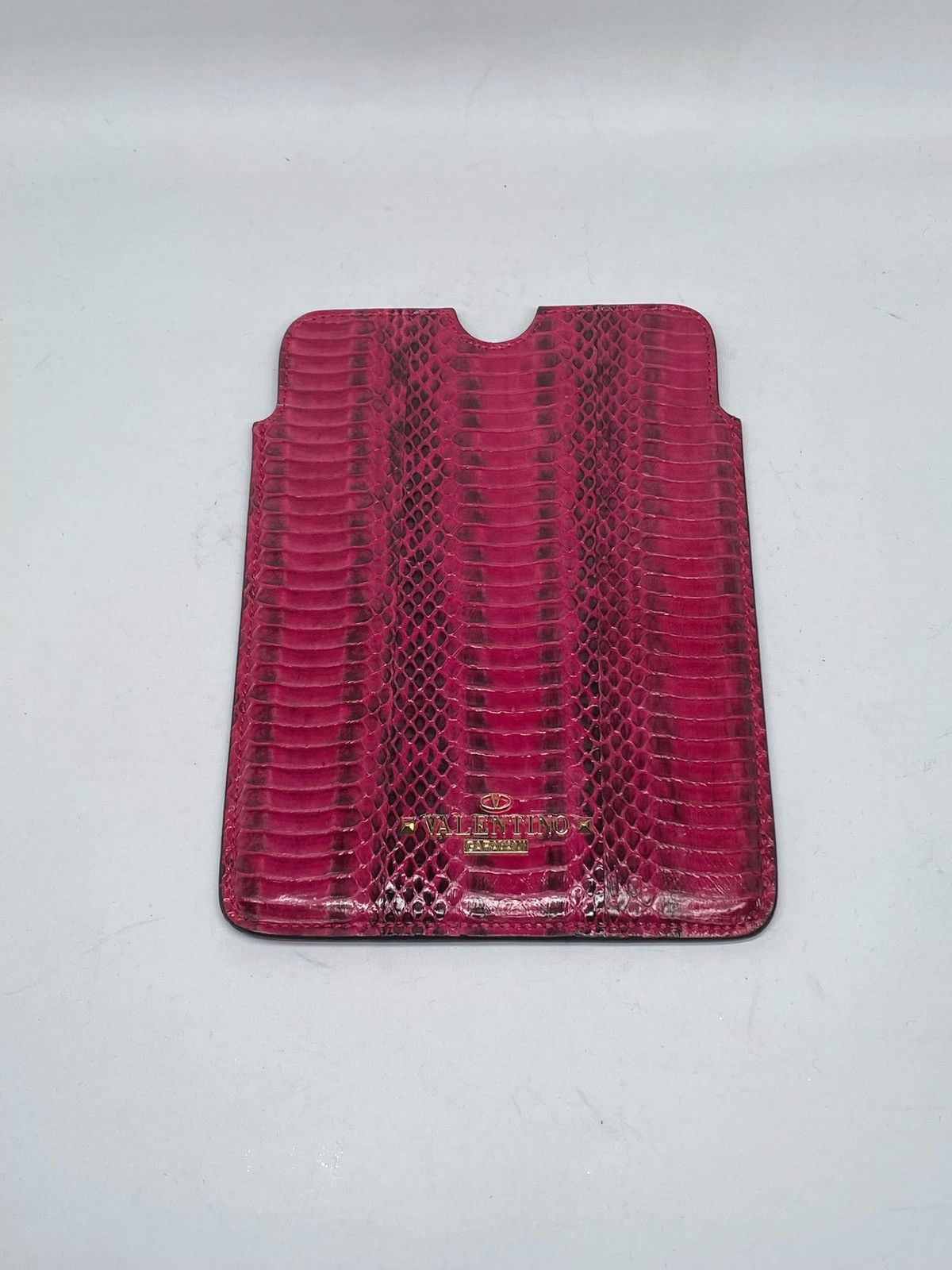 Valentino Valentino Garavani Snake Embossed Leather iPad Mini Case Size ONE SIZE - 2 Thumbnail
