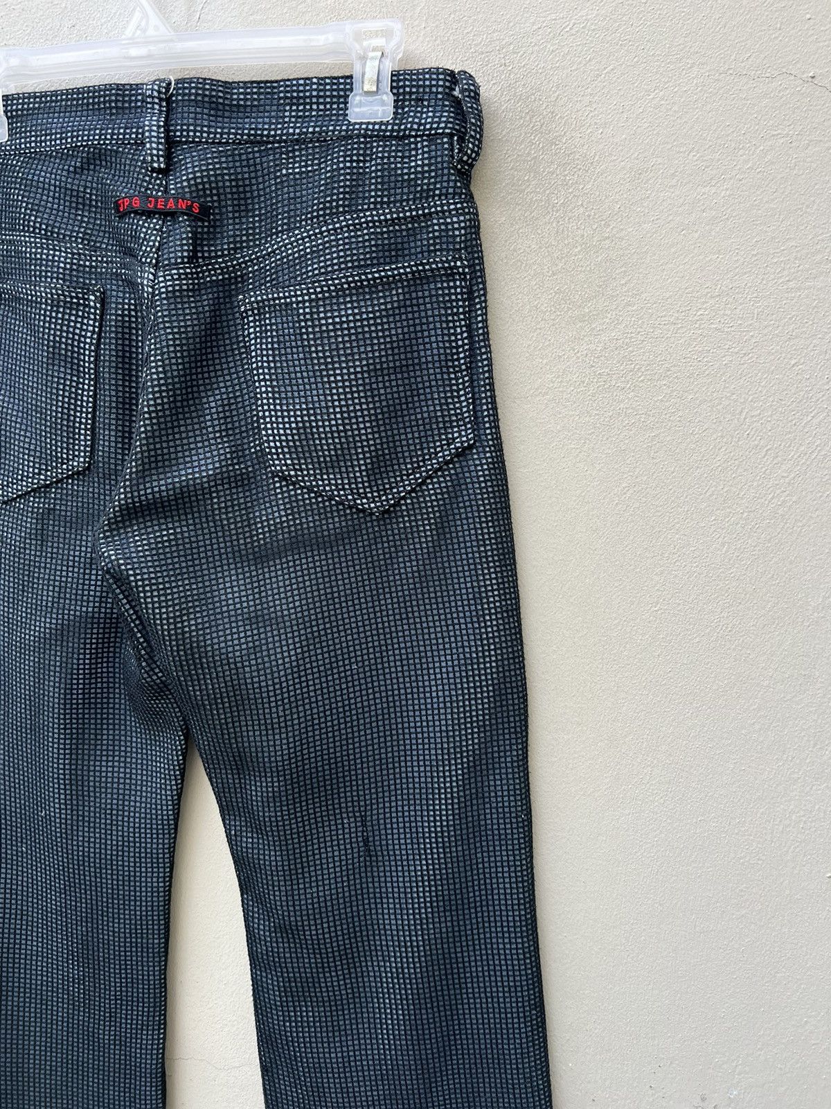 Jean Paul Gaultier Vintage Jean Paul Gaultier Paris Mesh Denim Flare Jeans Size US 30 / EU 46 - 18 Thumbnail