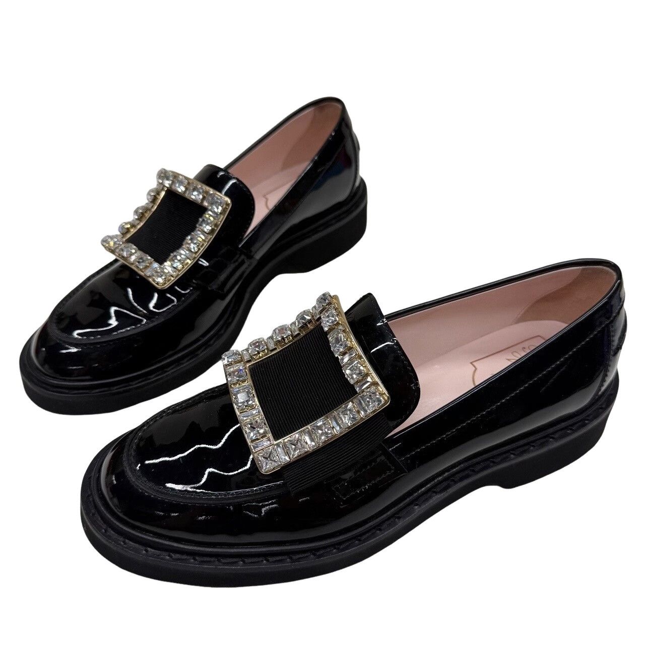 Roger Vivier Roger Vivier Patent Crystal Loafers Size 38 Size US 8 / IT 38 - 1 Thumbnail