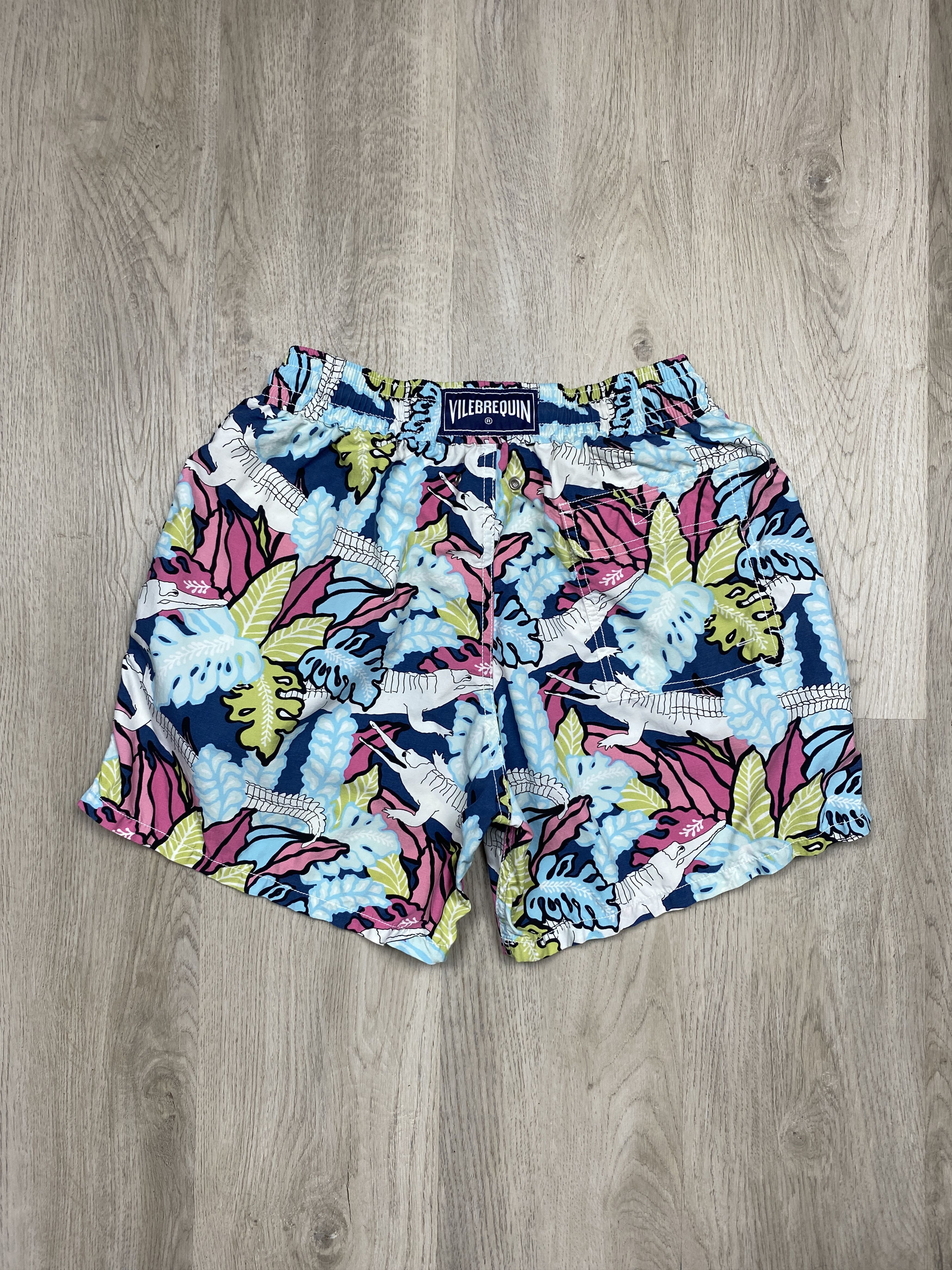 Vilebrequin × Vintage Vilebrequin Vintage Mens Nylon Swimming Shorts Y2K Size US 32 / EU 48 - 6 Thumbnail