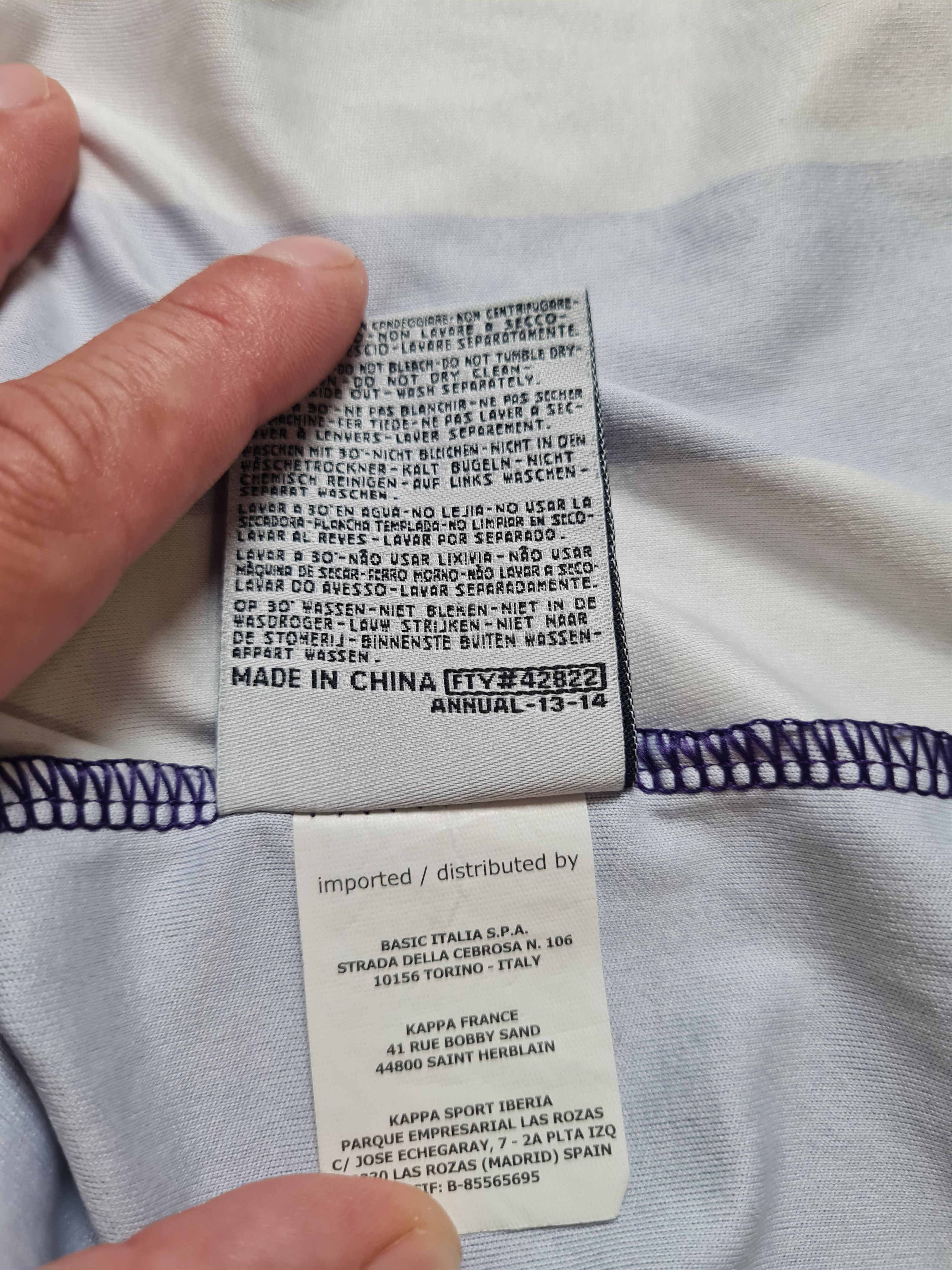 Kappa Football Jersey Maillot Toulouse Kappa #9 VintageTFC Soccer Size US L / EU 52-54 / 3 - 8 Thumbnail