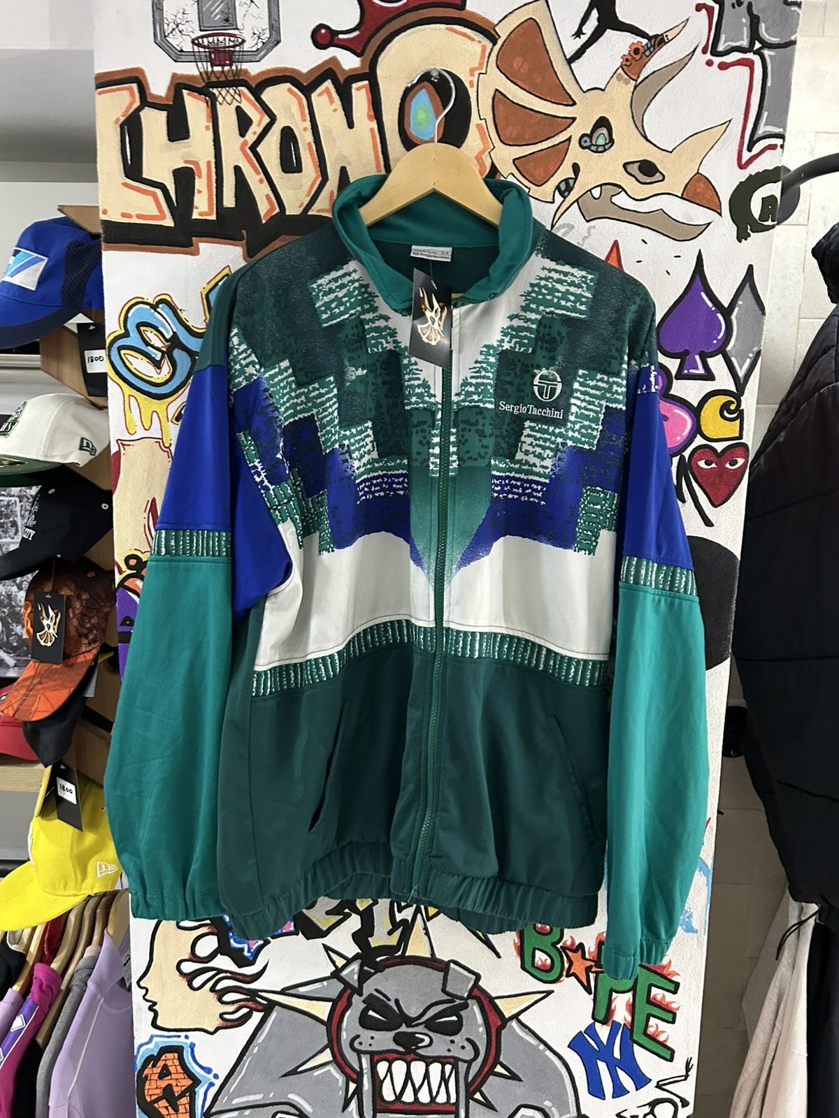 Sergio Tacchini 90 s Sergio Tachini Track jacket Size US M / EU 48-50 / 2 - 1 Thumbnail