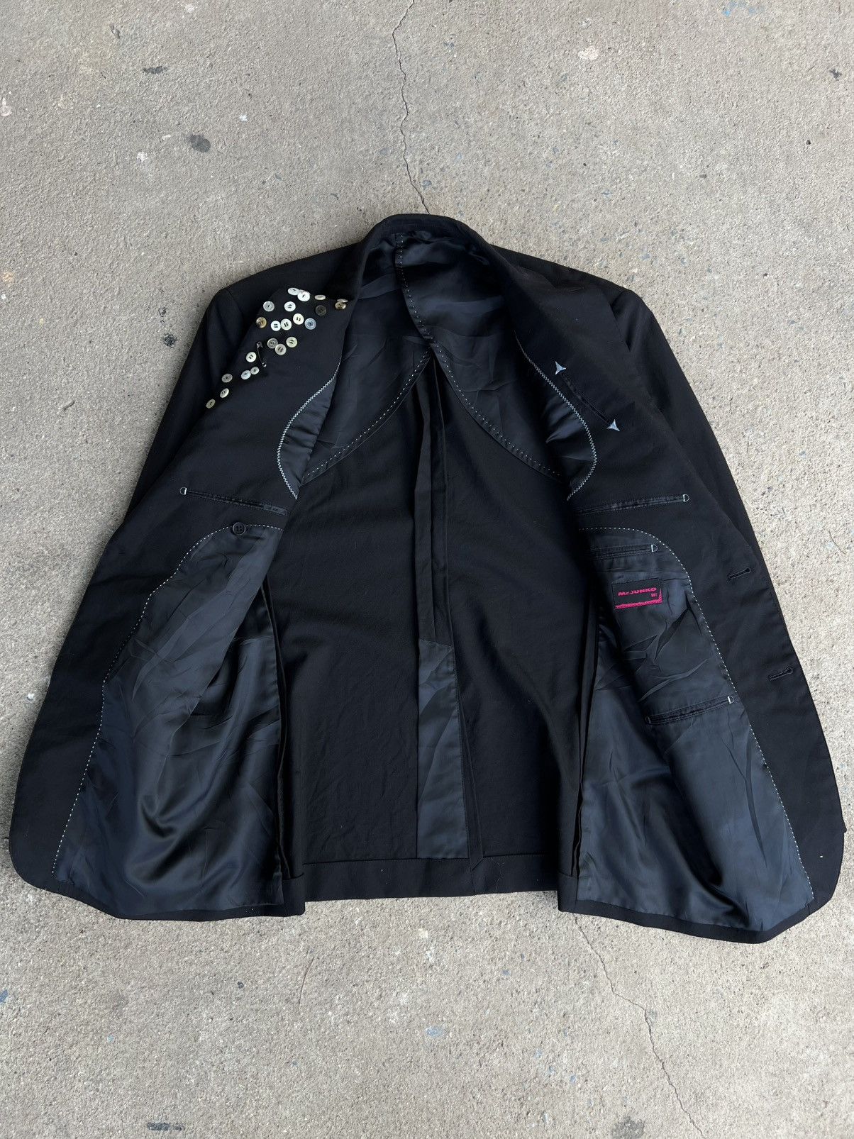 Mr. Junko Avant Garde Mr.Junko Multiple Buttons Jacket Distressed Size US L / EU 52-54 / 3 - 4 Thumbnail