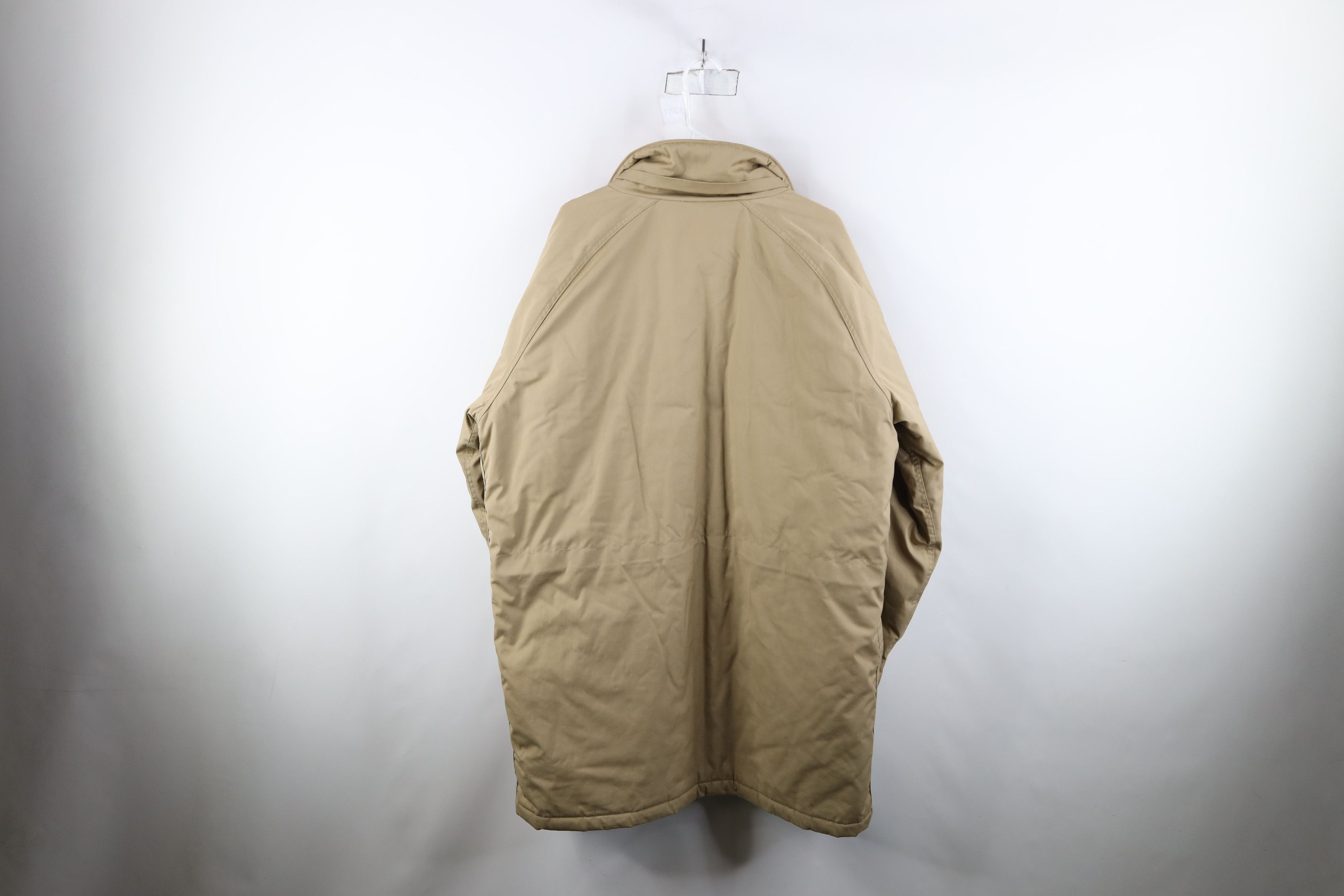 Vintage × Woolrich Woolen Mills Vintage 90s Woolrich Lined Full Zip Parka Jacket Beige USA Size US XL / EU 56 / 4 - 11 Thumbnail