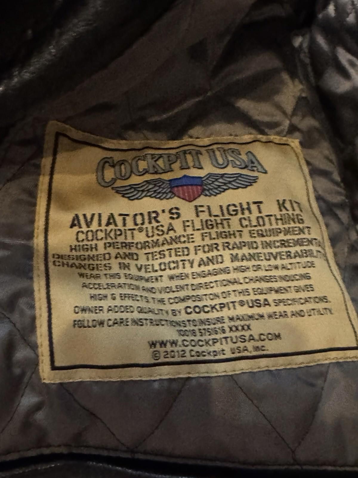 Cockpit USA COCKPIT USA Type A-2 Air Force US Army DWG 30-1415 D Brown L Size US S / EU 44-46 / 1 - 6 Thumbnail