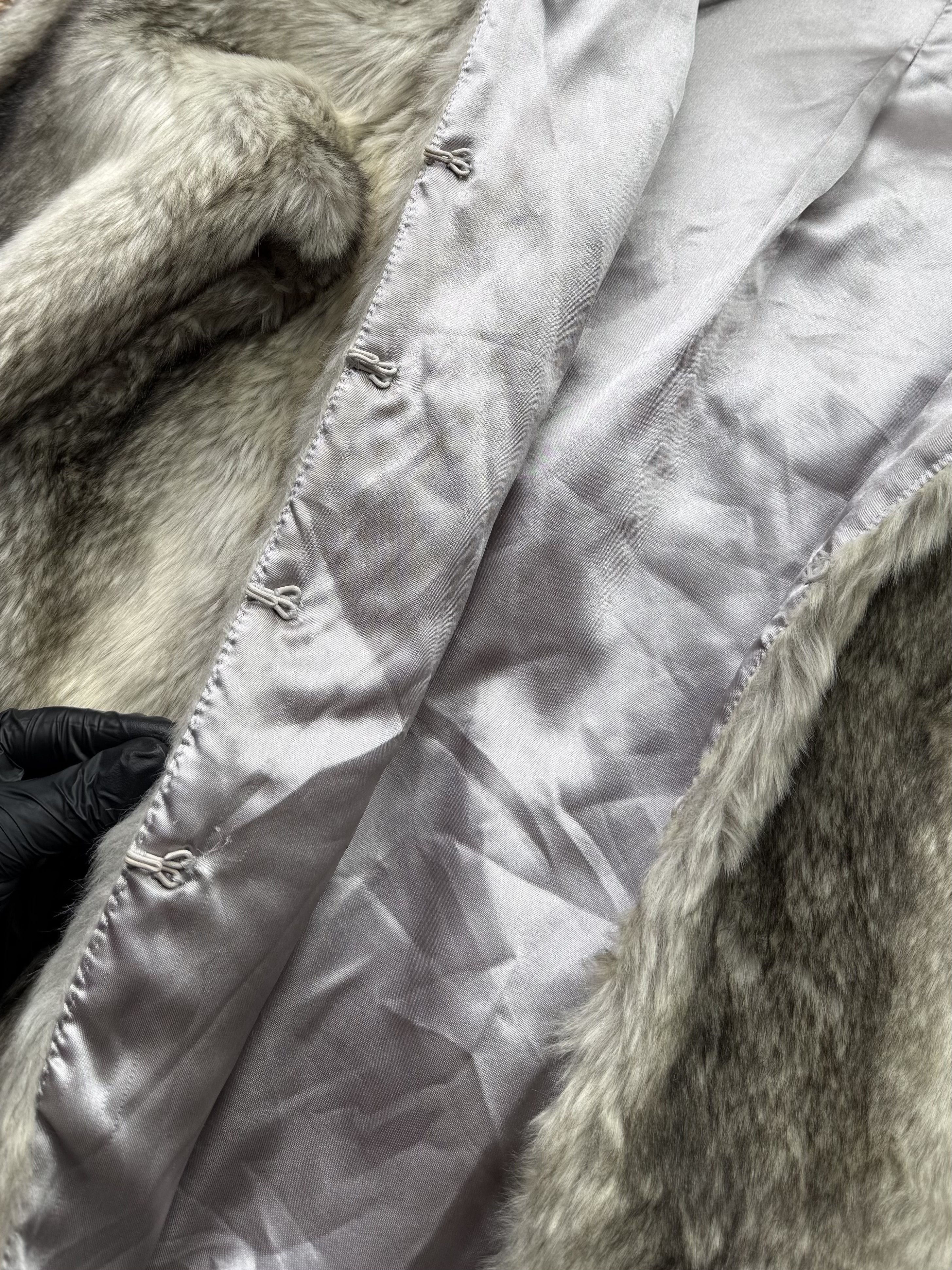 Vintage Vintage Faux Fur Jacket (E4) Size L / US 10 / IT 46 - 7 Thumbnail