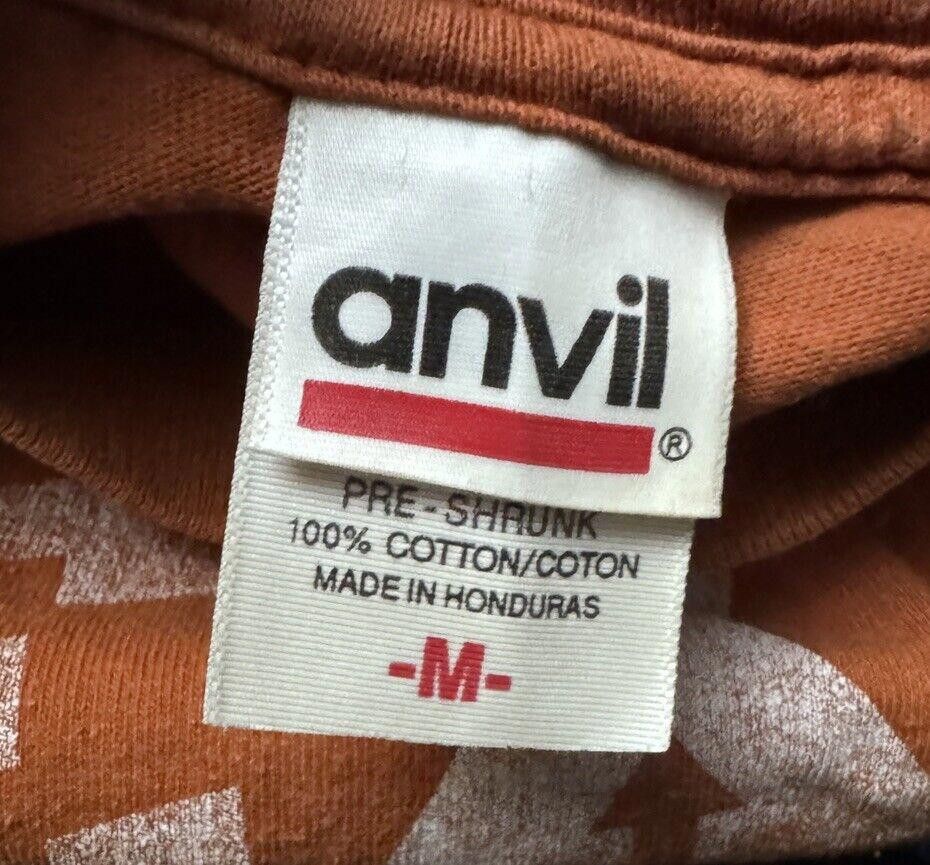 Designer Texas Football Burnt Orange UT Longhorn T-Shirt Sz M Size ONE SIZE - 3 Thumbnail