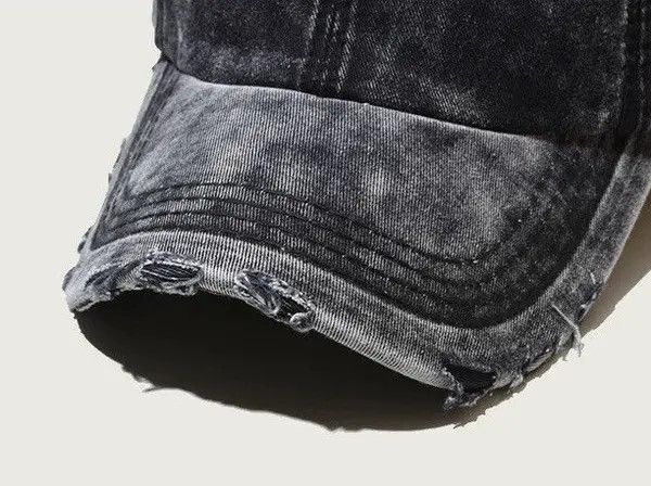 Japanese Brand Kawase x Miyu Utility grunge tie dye distressed ripped cap Size ONE SIZE - 3 Thumbnail