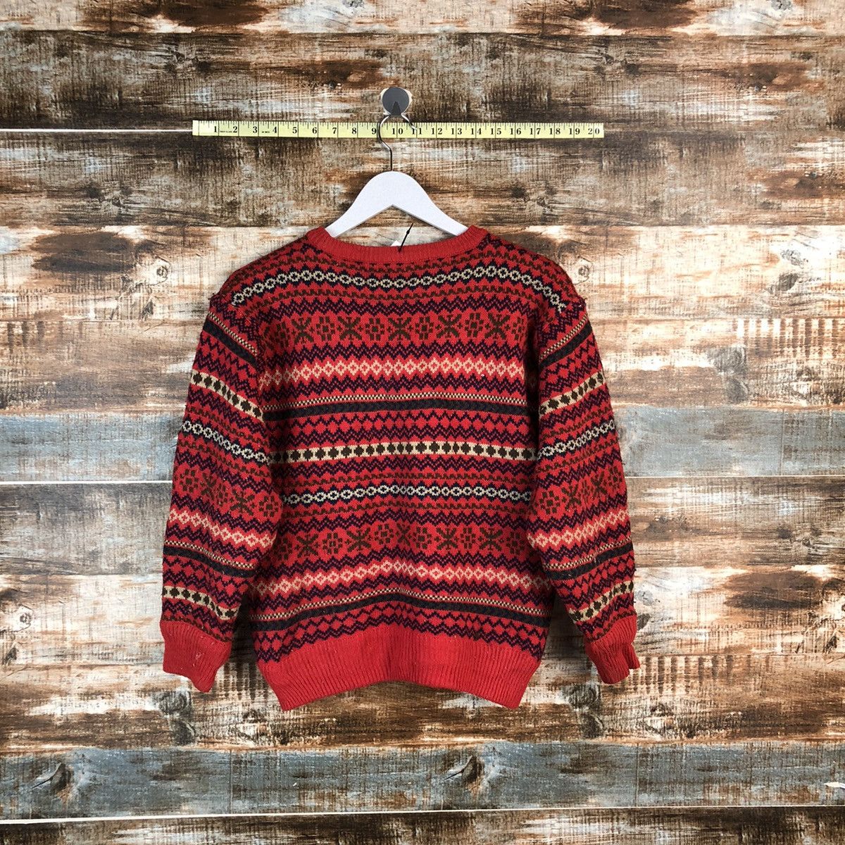 Homespun Knitwear Japanese Brand stripe vintage Red Knitwear #A2408 Size US S / EU 44-46 / 1 - 13 Thumbnail