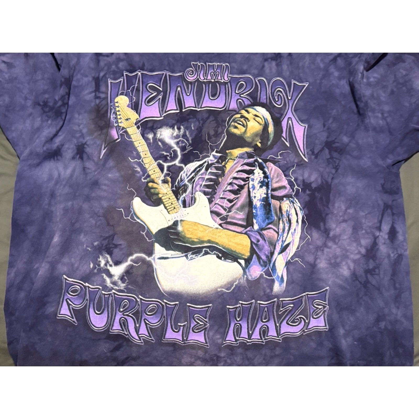 Liquid Blue Liquid Blue Jimi Hendrix Shirt Adult 2XL Multicolor Tie-Dye Graphic Tee Short Sleeve Crew Neck 100% Cotton Unisex Size US XXL / EU 58 / 5 - 5 Thumbnail