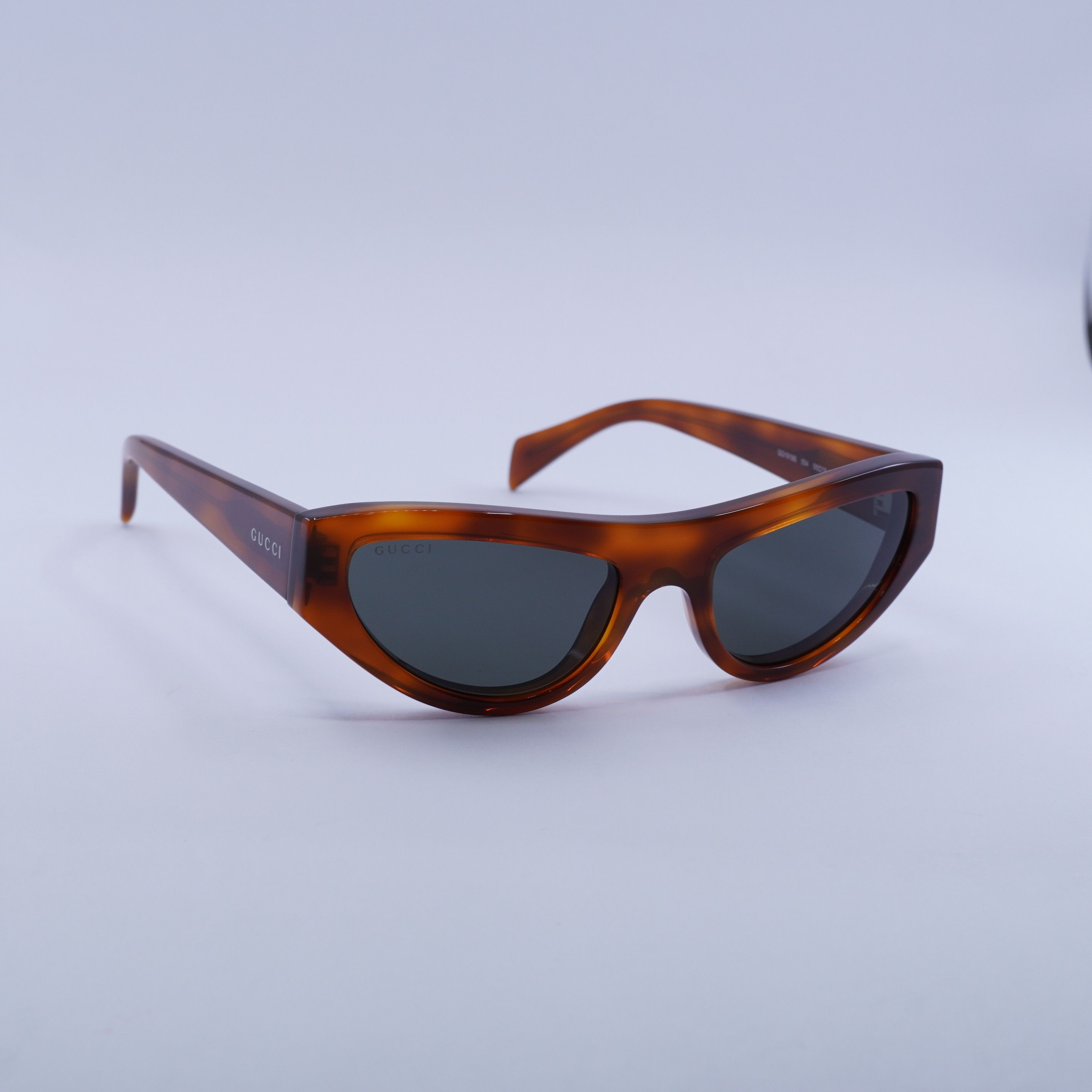 Gucci Gucci GG1919S 004 Sunglasses Havana Cat Eye Frame Size ONE SIZE - 2 Thumbnail