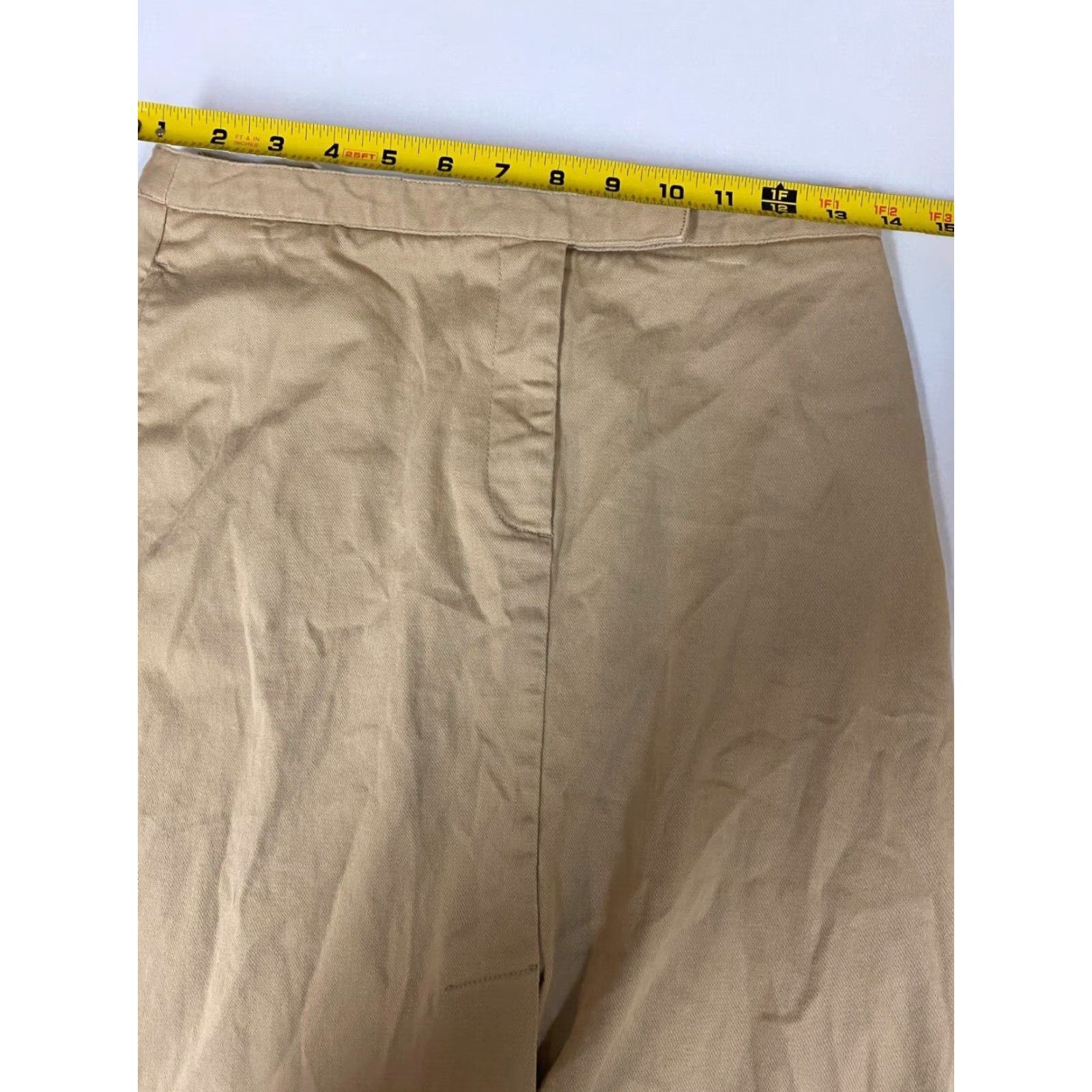 Vintage The Limited Skirt 6 Beige A-Line Knee Length Womens Stretch Raffled Casual Vintage No Size 28" / US 6 / IT 42 - 5 Thumbnail