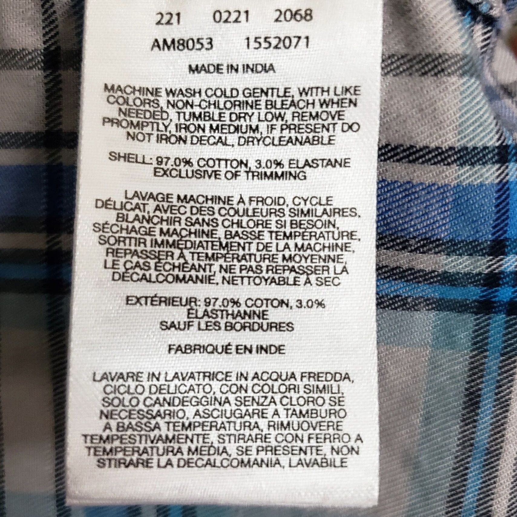 Vintage Columbia Button-Up Shirt 2XL Mens Plaid Long Sleeve Cotton Blend Gray Blue Size US XXL / EU 58 / 5 - 5 Thumbnail
