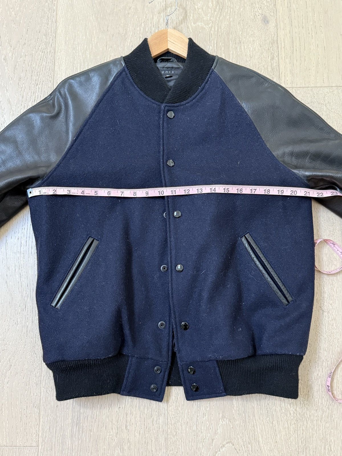 Unis UNIS NY - Wool & Leather Varsity Jacket - Medium Size US M / EU 48-50 / 2 - 5 Thumbnail