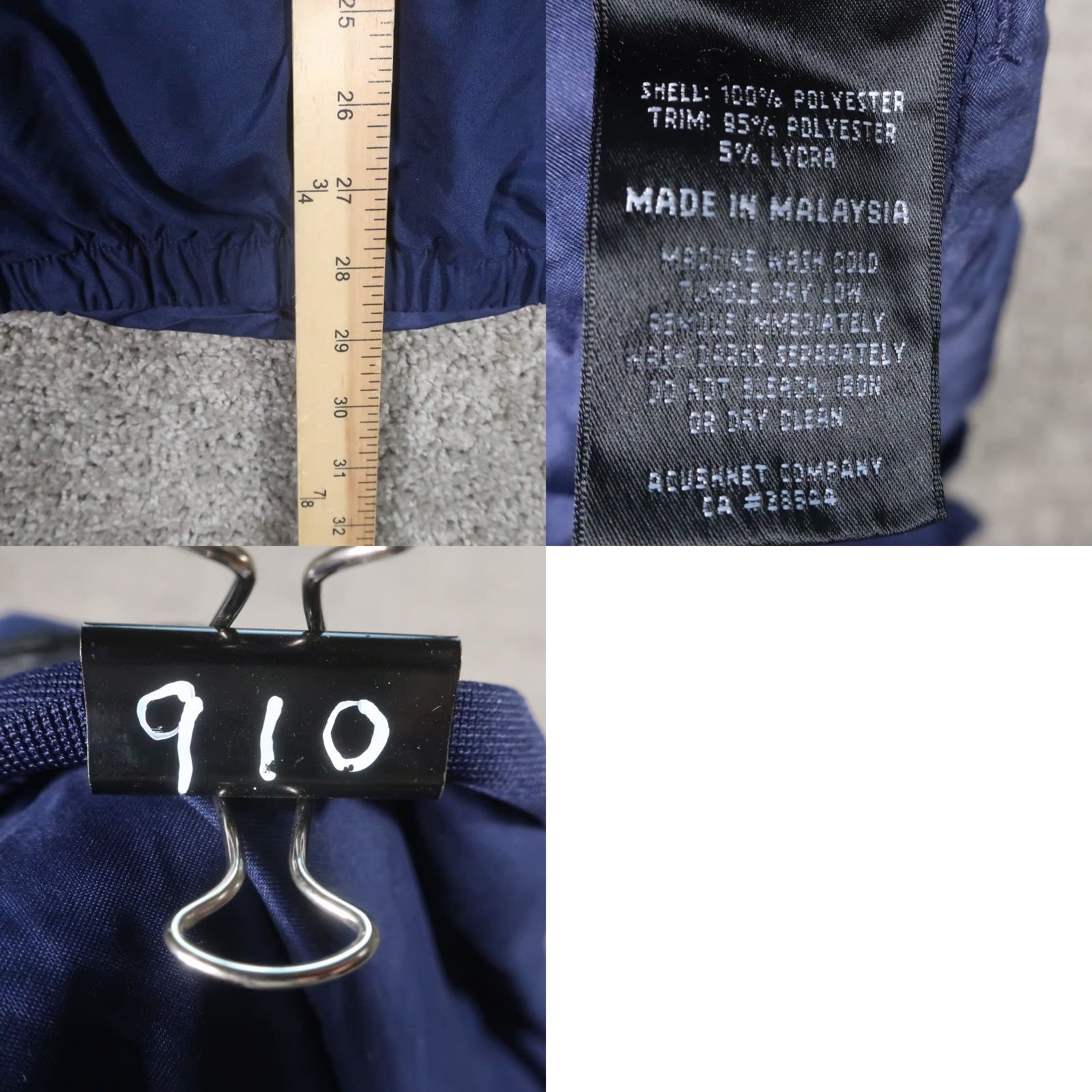 Footjoy VINTAGE? No. Footjoy FJ Windbreaker Mens XL Navy Long Sleeve Pullover Embroidered Logo Jacket? Size US XL / EU 56 / 4 - 8 Thumbnail