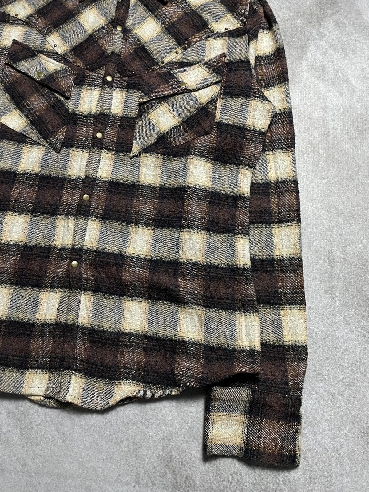 14th Addiction 2000’s Lav - Studded Tribal Shirt Size US M / EU 48-50 / 2 - 2 Thumbnail