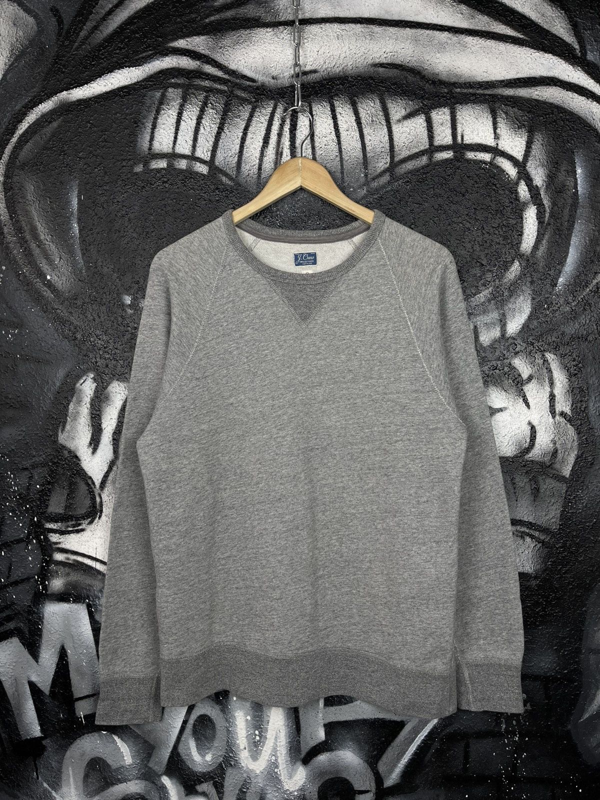 J.Crew × Vintage J.Crew Vintage Solid Grey Sweatshirt Men’s Size S Size US S / EU 44-46 / 1 - 2 Thumbnail