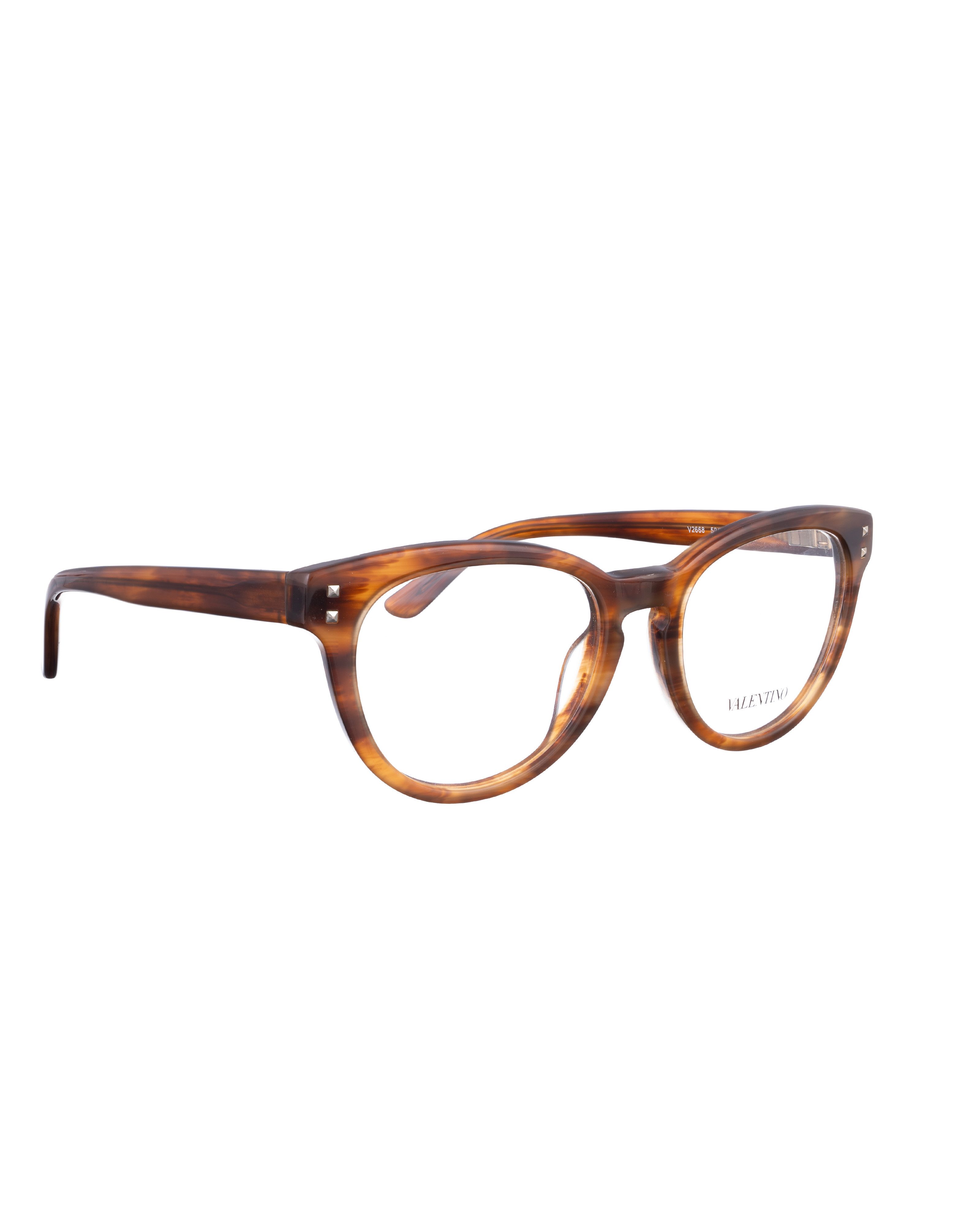 Valentino Valentino 00s Bold Classic Brown Glasses Size ONE SIZE - 2 Thumbnail