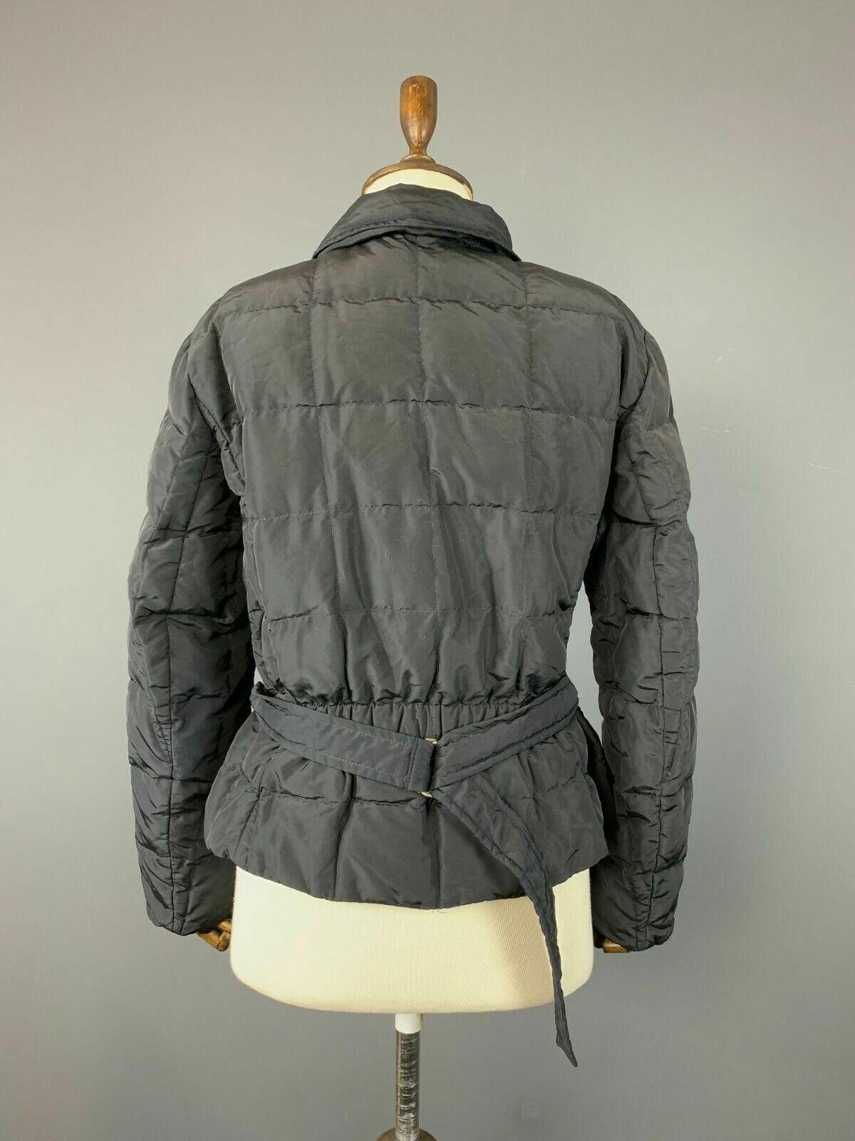 Designer Ladies Weekend Max Mara Black Full Zip Quilted Nylon Jacket Size M / US 6-8 / IT 42-44 - 6 Thumbnail