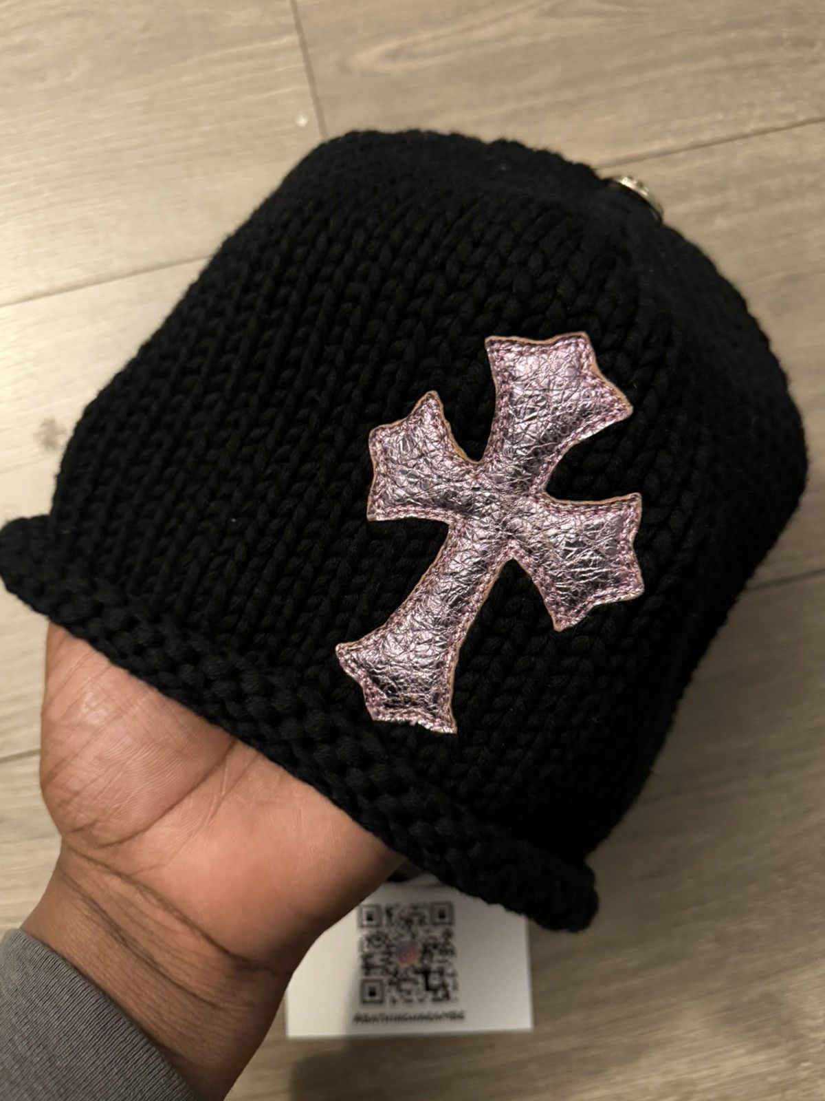 Chrome Hearts Chrome Hearts Cross Patch Cashmere Beanie Size ONE SIZE - 3 Thumbnail