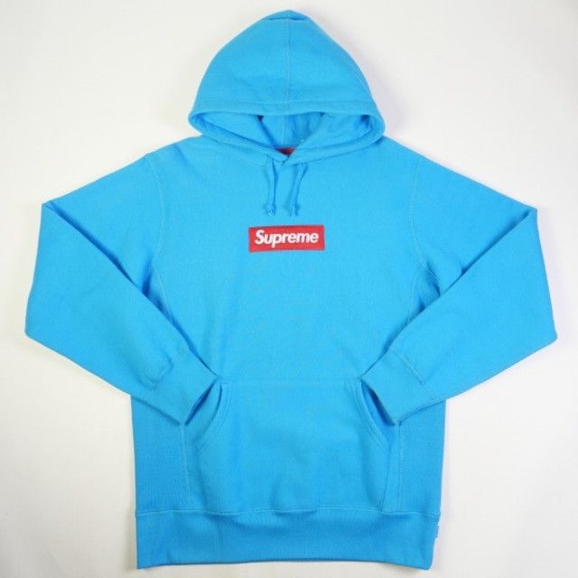 Supreme Supreme 2009 Box Logo Hoodie Red On Teal Size US XL / EU 56 / 4 - 7 Thumbnail