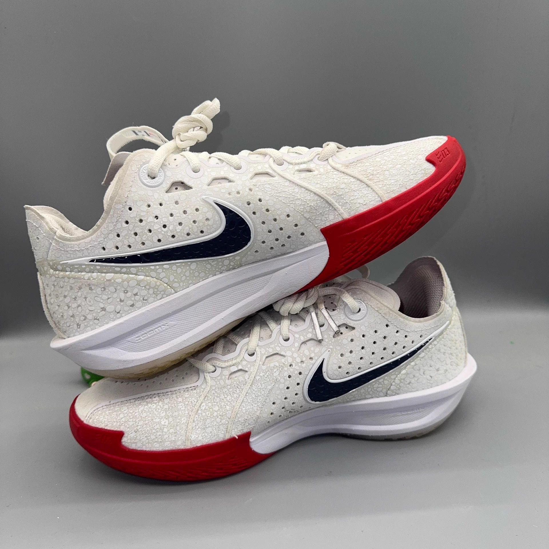 Nike Nike GT Cut 3 Gray Red Black 41 Like New Size US 8 / EU 41 - 6 Thumbnail
