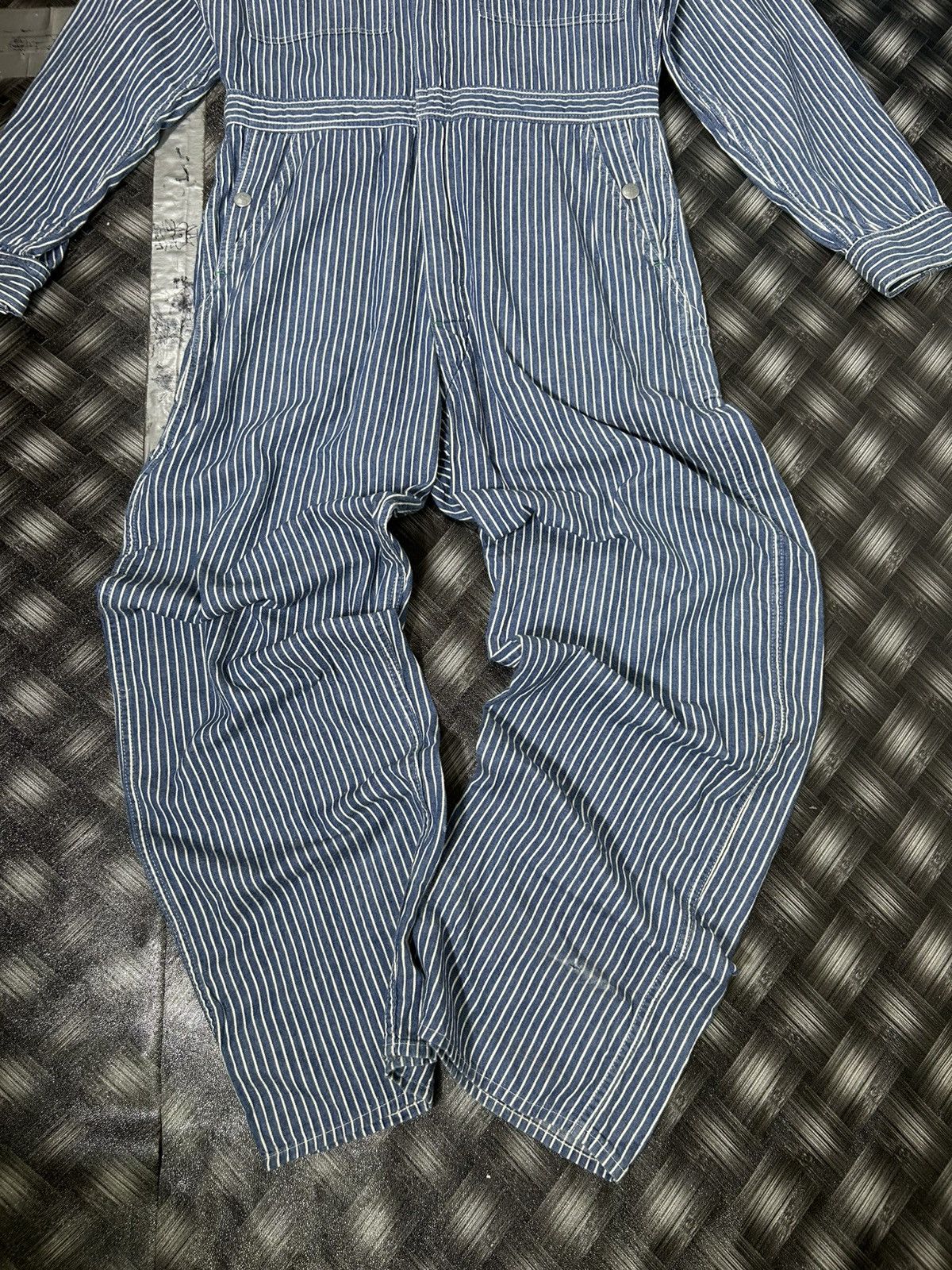 Japanese Brand ⚡️Vintage RNA inc Japan Hikori Workers Clothing Coverall Size US 34 / EU 50 - 6 Thumbnail