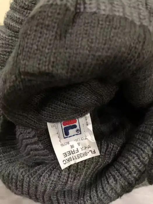 Fila Vintage Fila Small Logo Beanie Hat Size ONE SIZE - 4 Thumbnail