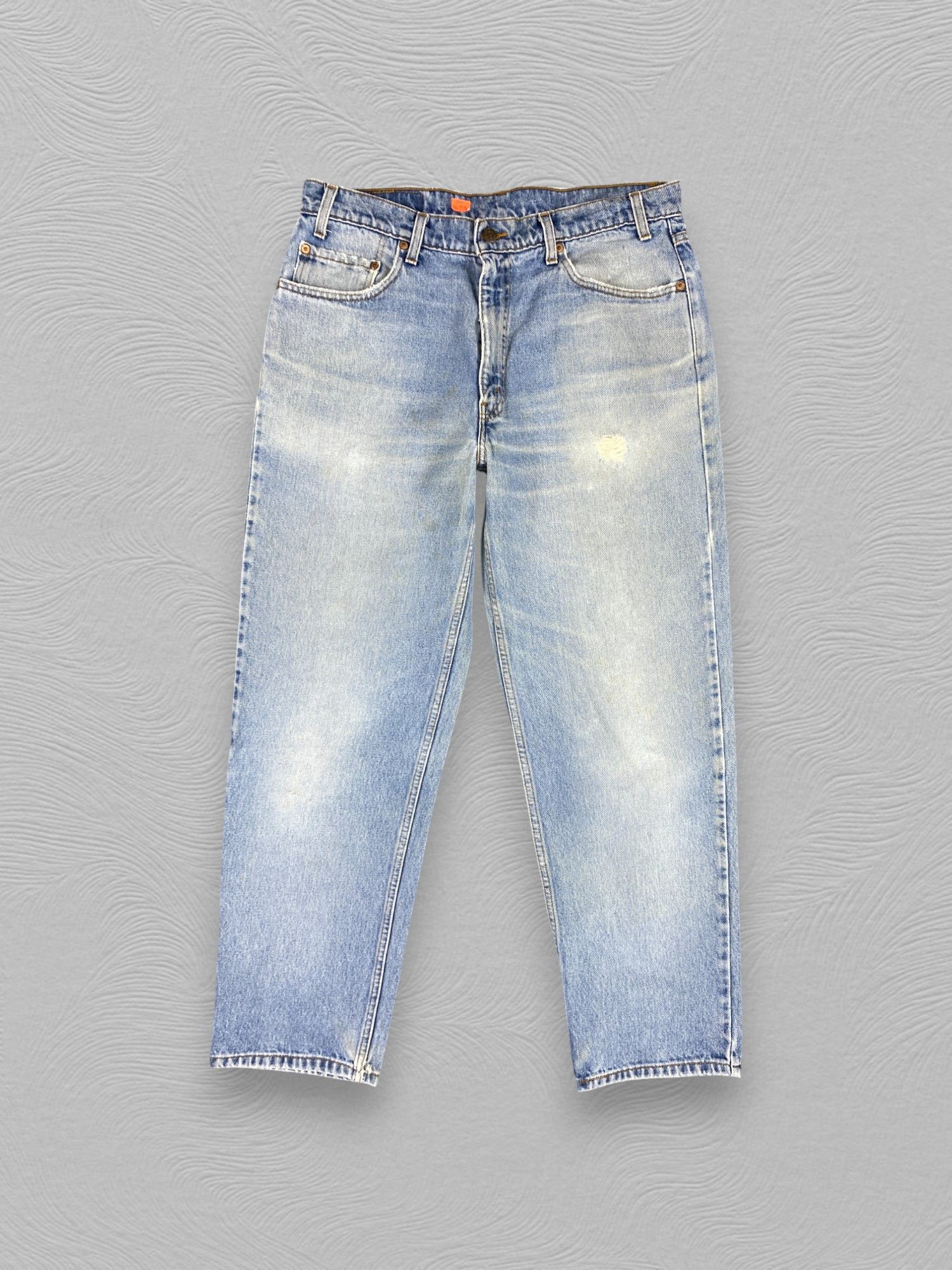 Levi's Light Blue Wash Vintage Levi's 550 34x29.5 Denim -JN1697 Size US 34 / EU 50 - 1 Thumbnail